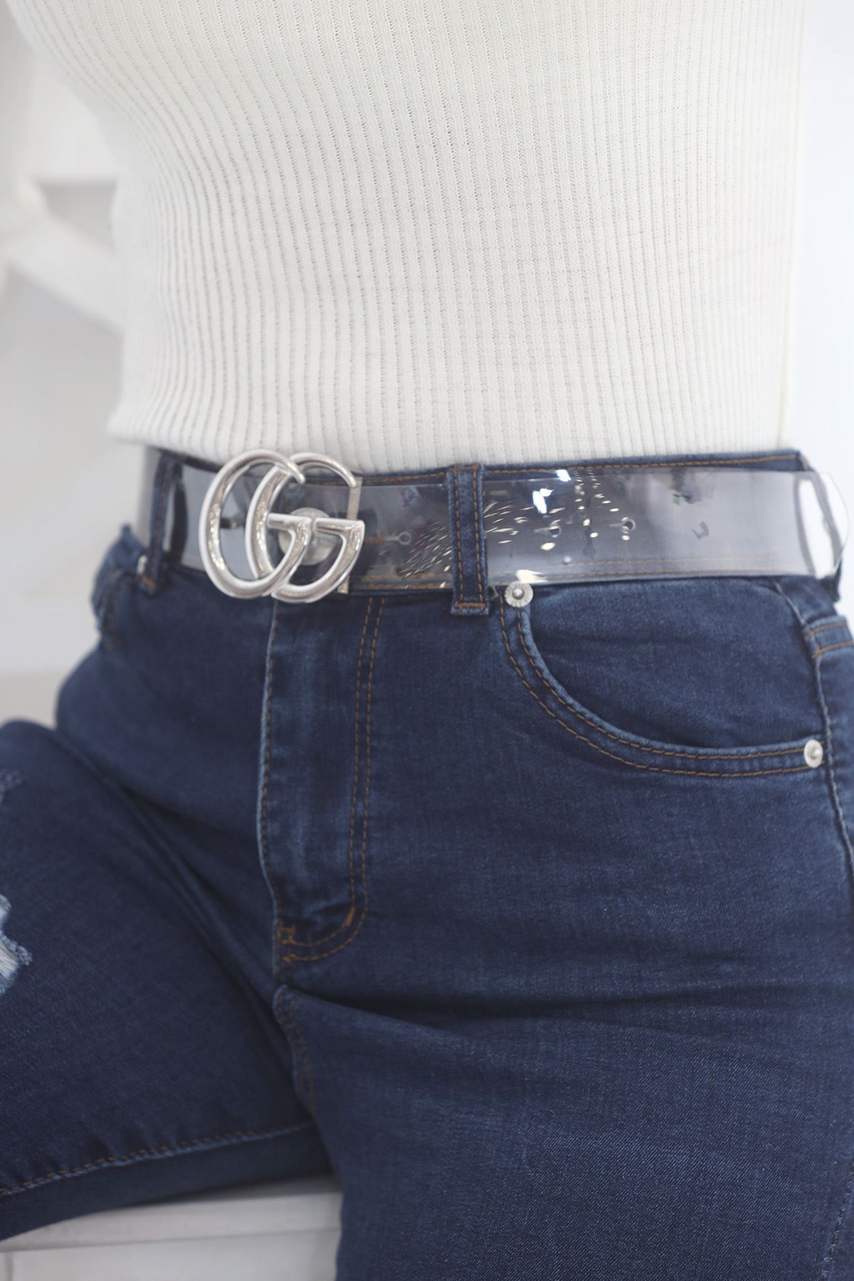 Aksesuar Kemer Şeffafgümüş - 11881.1140.