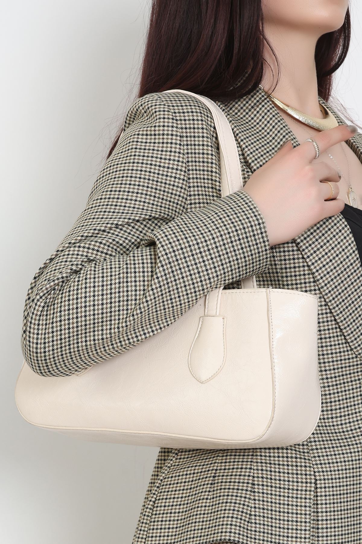 Kol Çanta Krem - 3032.1853.