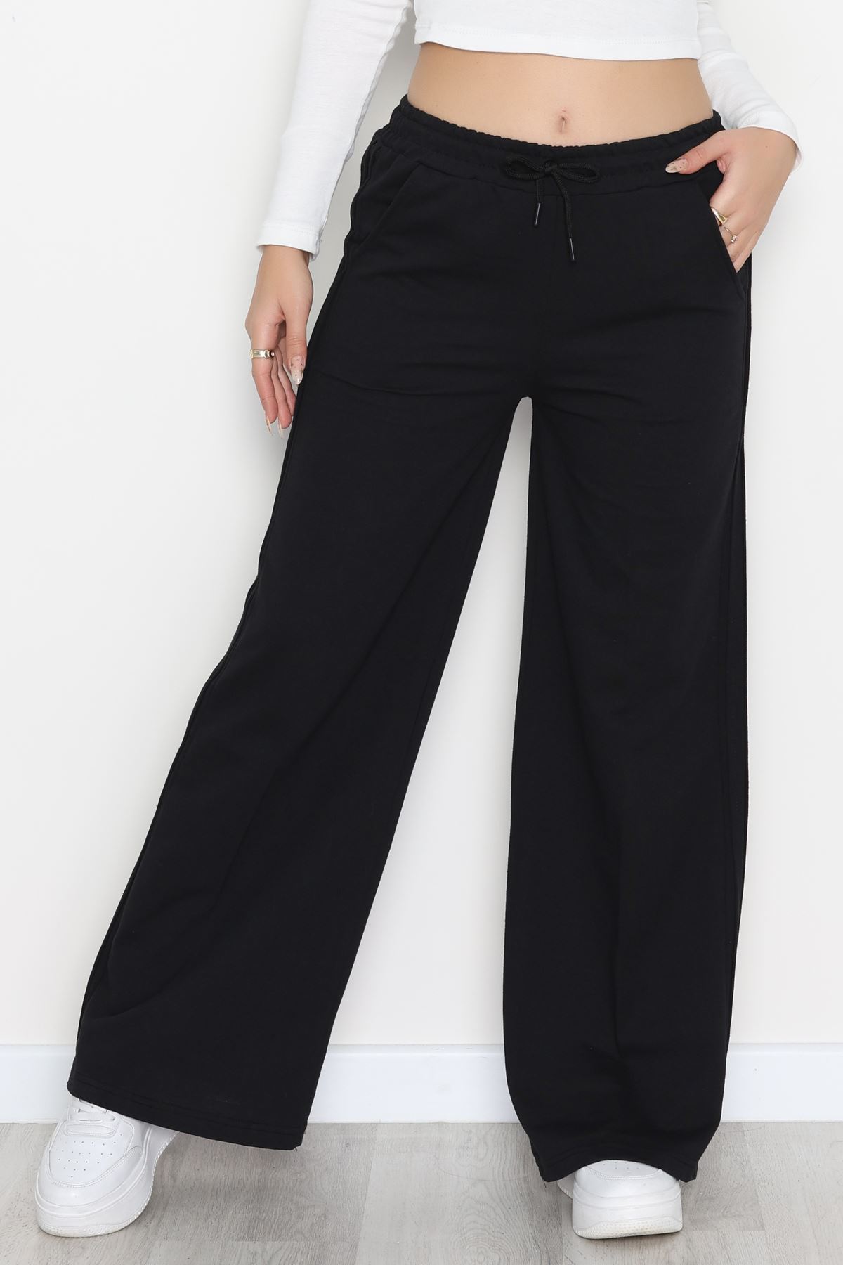 2 İplik Eşofman Altı Siyah - 52048.1857.