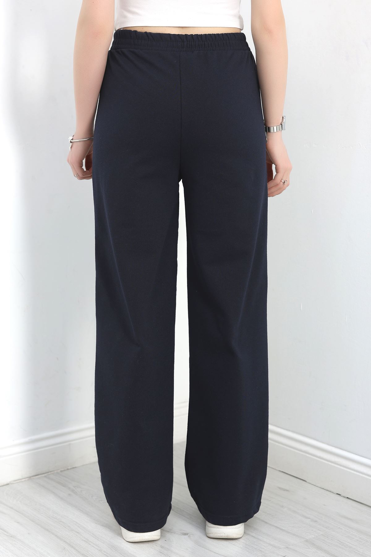 Çımalı Armalı Eşofman Altı Lacivert - 20230.1005.