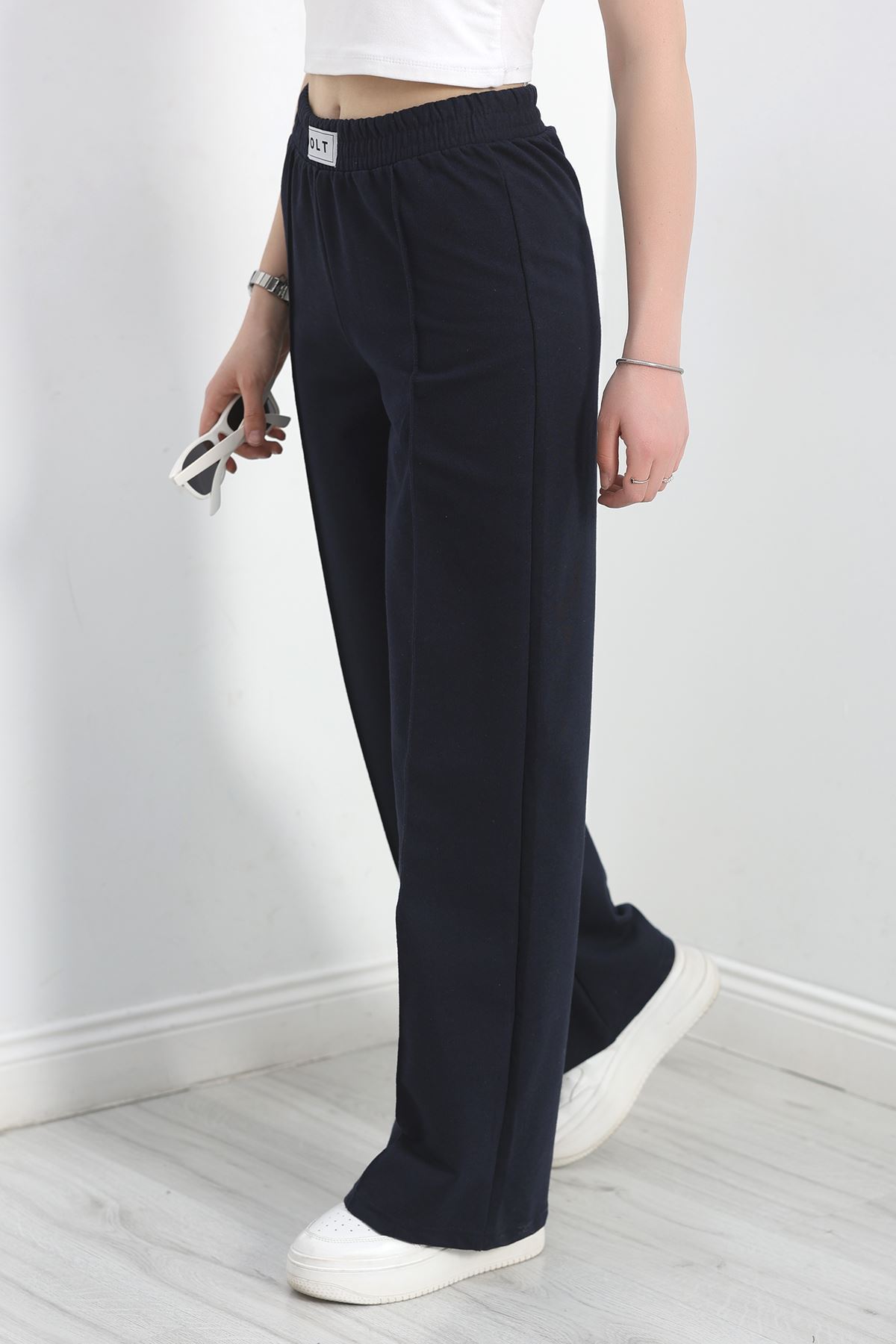 Çımalı Armalı Eşofman Altı Lacivert - 20230.1005.