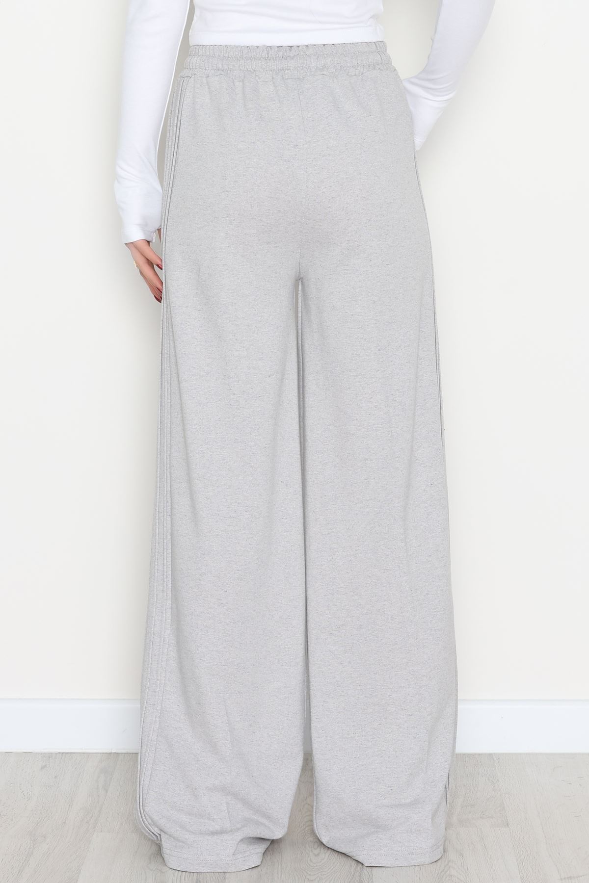 2 İplik Eşofman Altı Gri - 52048.1857.