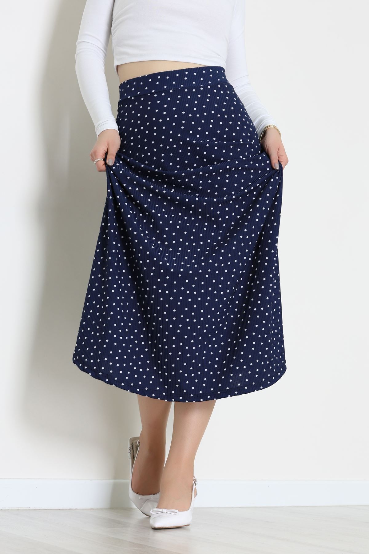 Kaşkorse Etek Lacivert - 52204.1355.