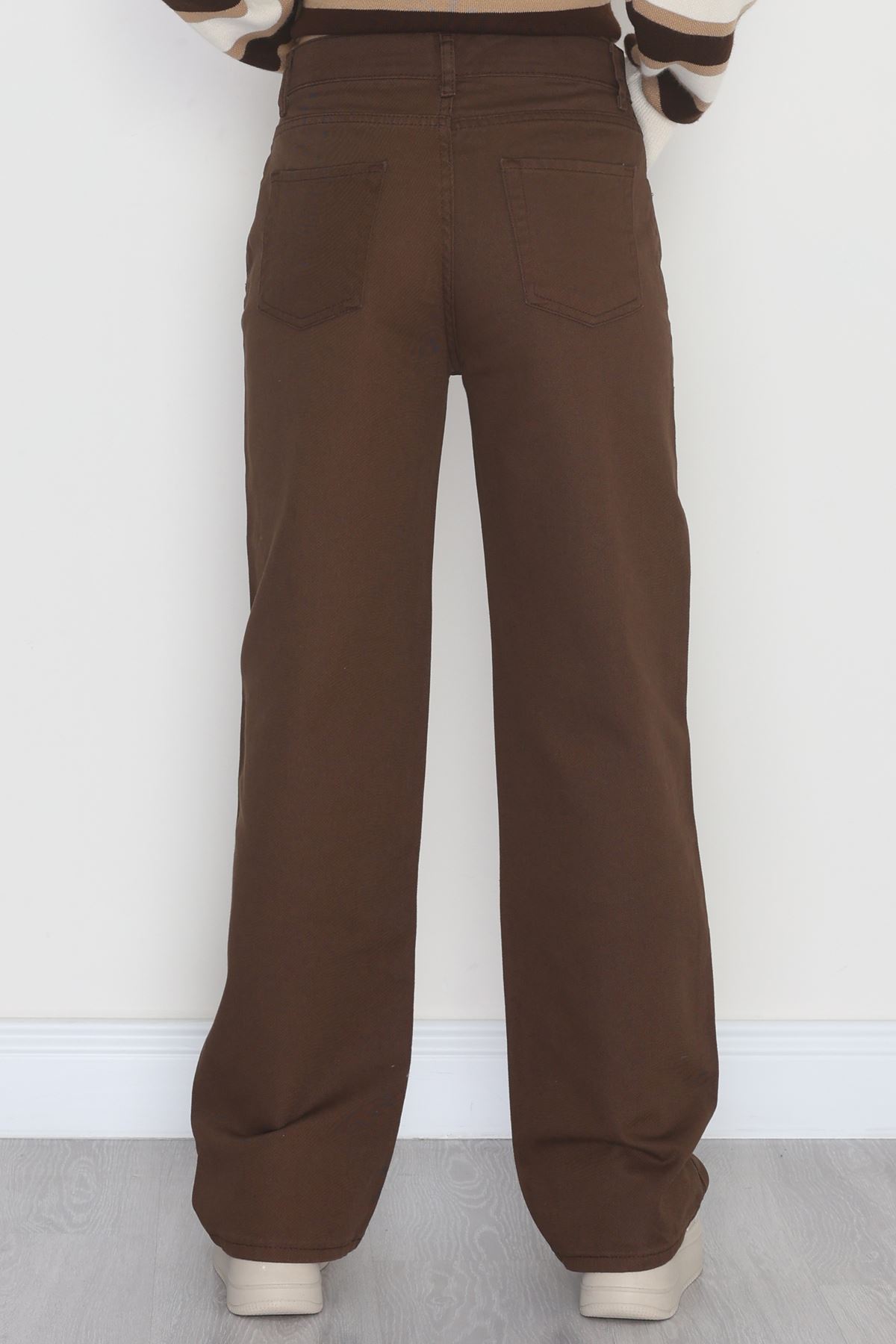Palazzo Kot Pantolon Kahverengi - 31554.2088.