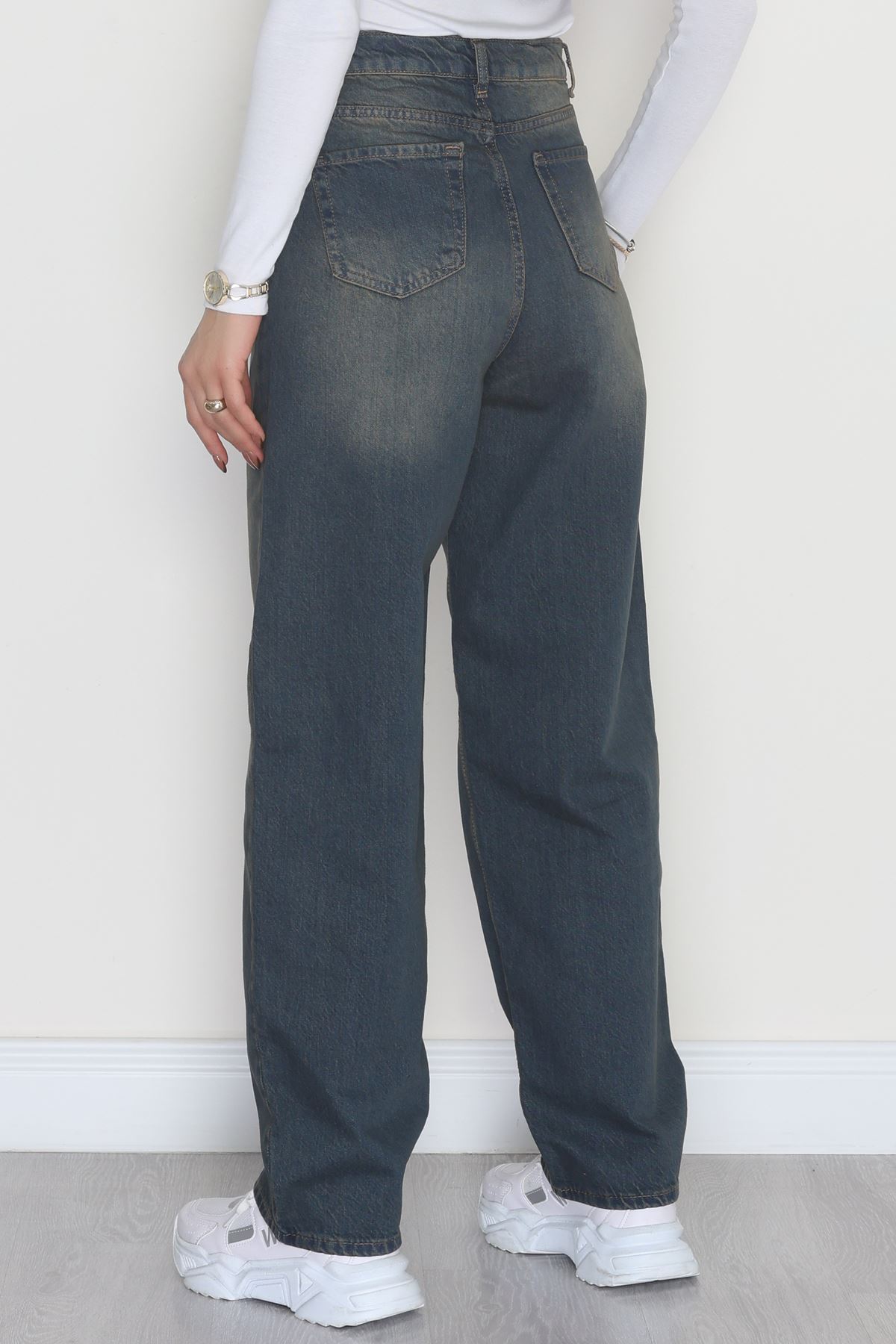 Baggy Kot Pantolon Yeşiltint - 31536.2088.