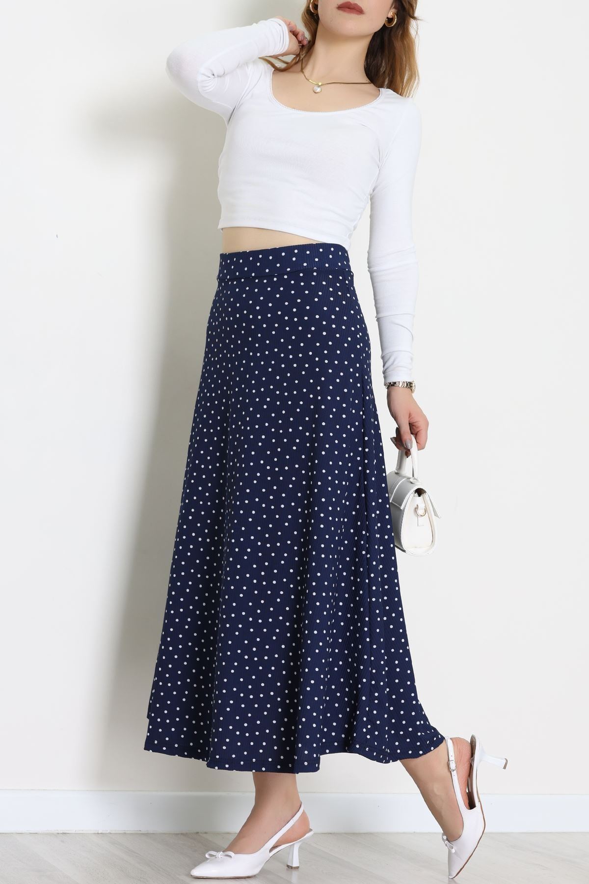 Kaşkorse Etek Lacivert - 52204.1355.