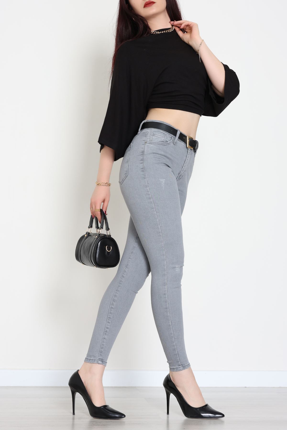 Dar Paça Kot Pantolon Gray2 - 42902.2128.