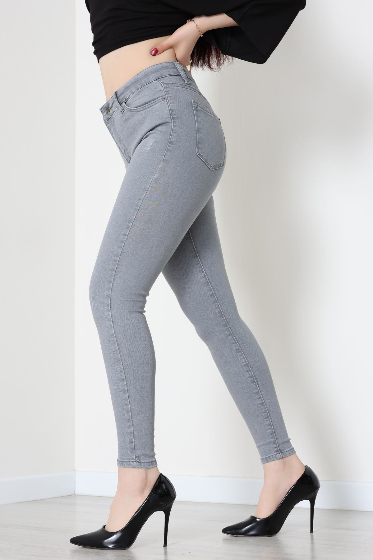 Dar Paça Kot Pantolon Gray2 - 42902.2128.