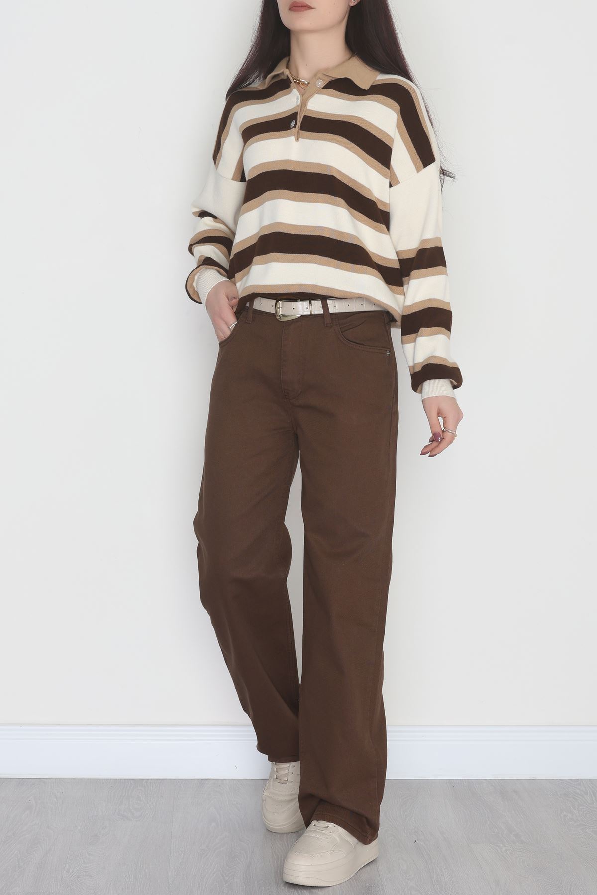 Palazzo Kot Pantolon Kahverengi - 31554.2088.