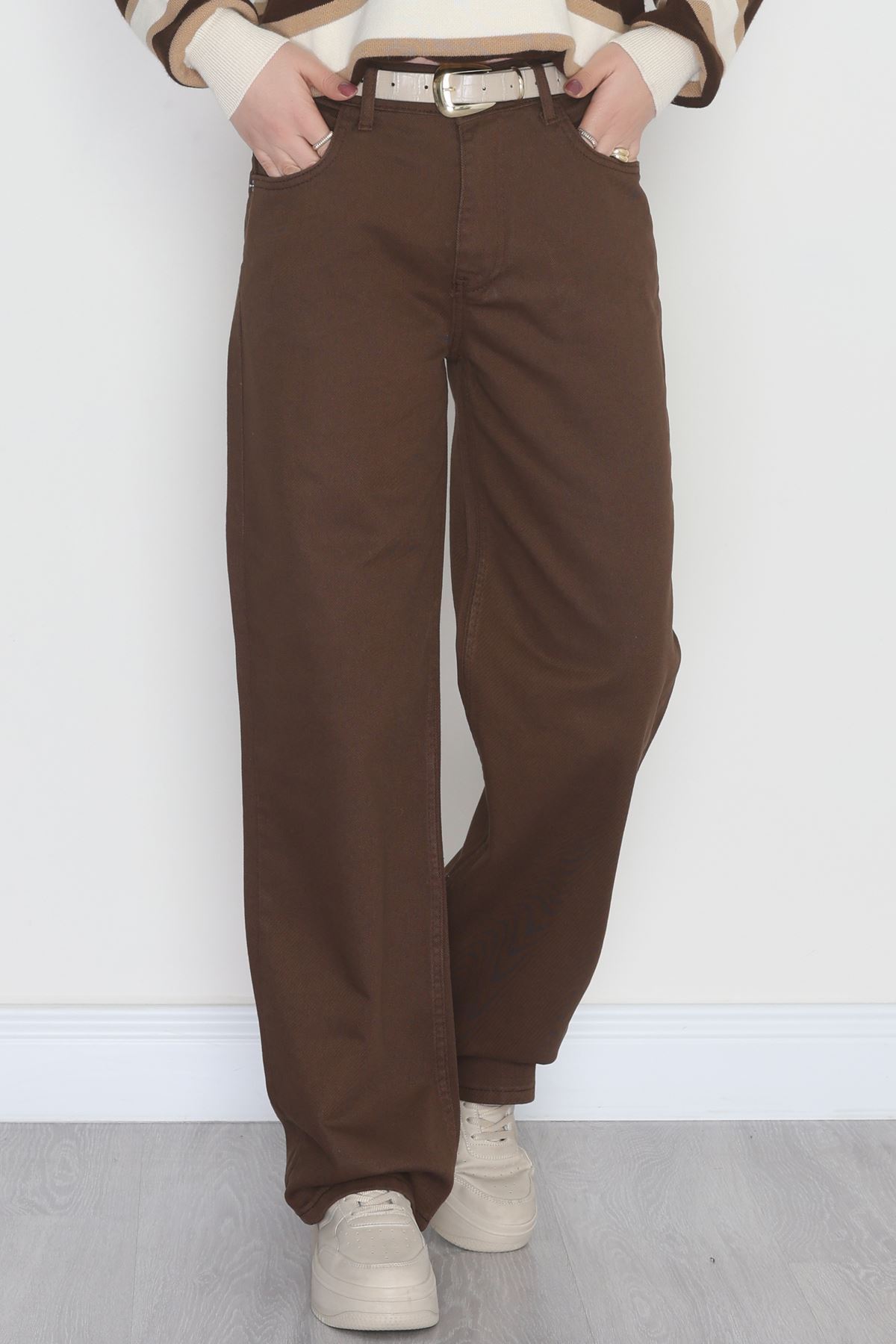 Palazzo Kot Pantolon Kahverengi - 31554.2088.