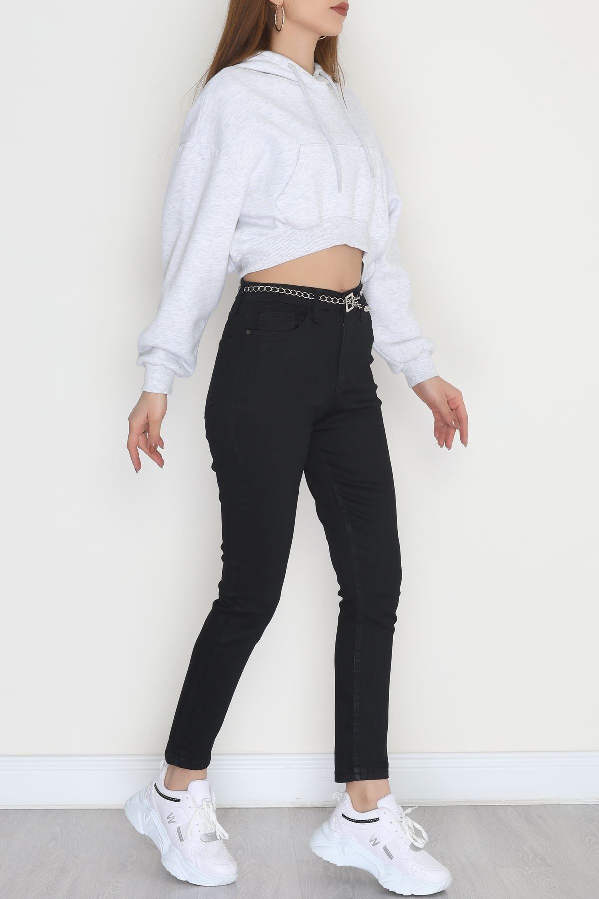 Dar Paça Kot Pantolon Siyah1 - 31593.2112.