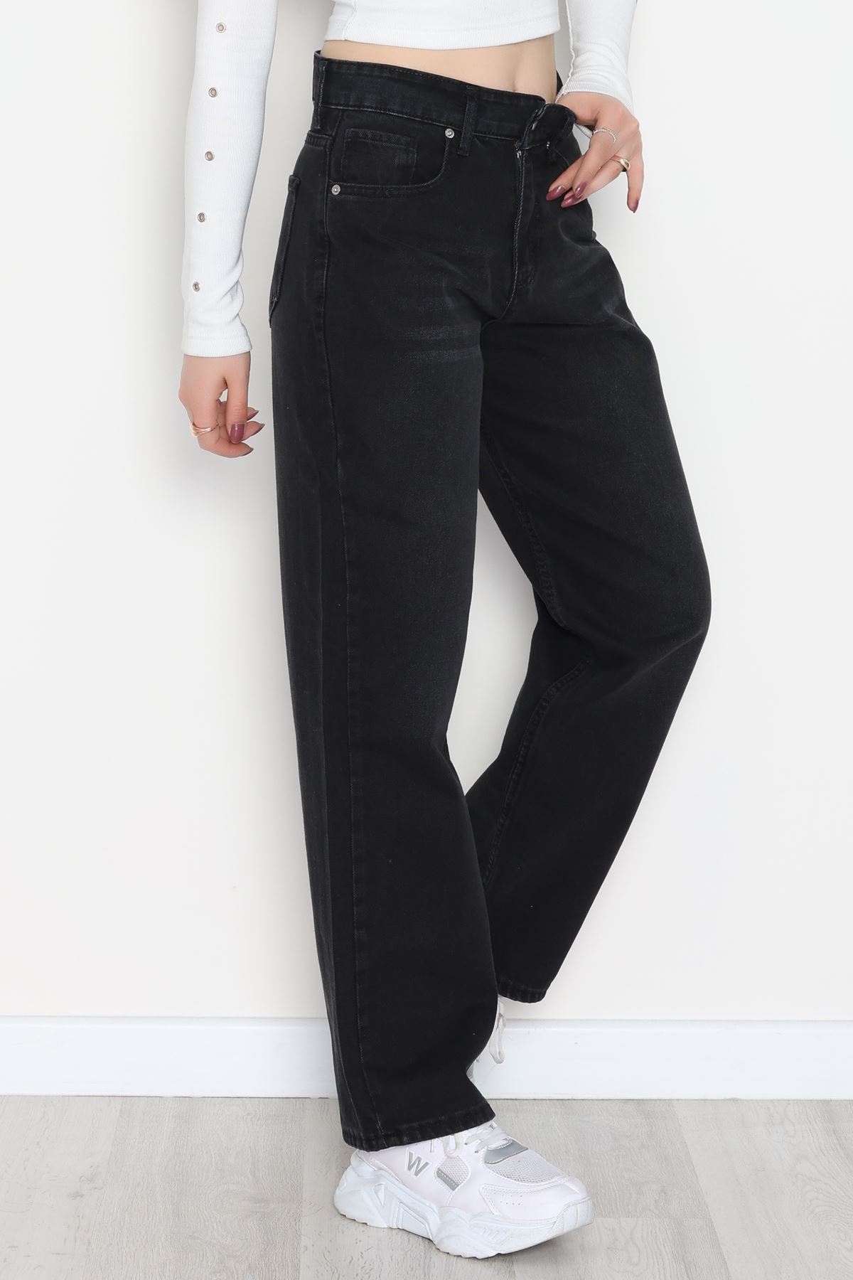 Wide Leg Kot Pantolon Fümekimyasal - 31641.2059.