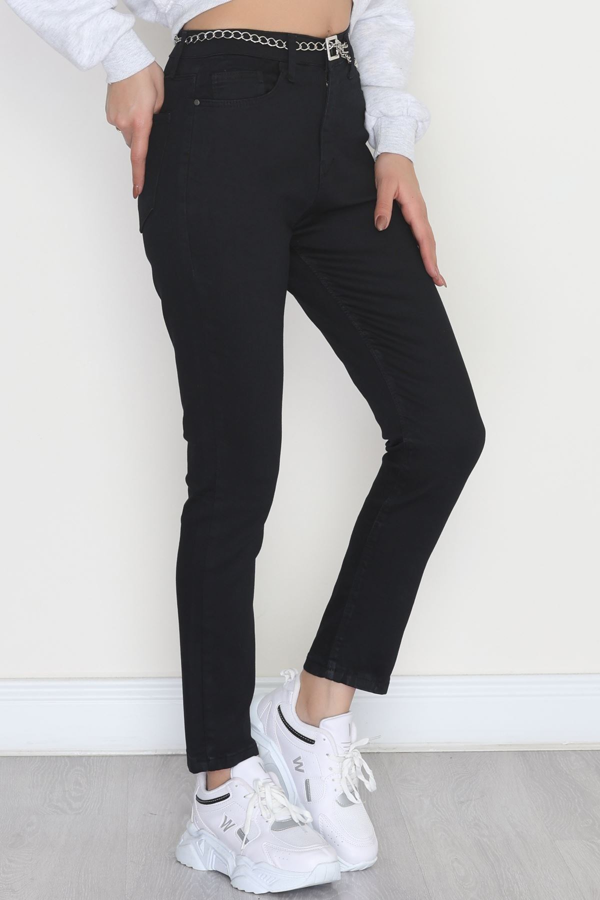 Dar Paça Kot Pantolon Siyah1 - 31593.2112.