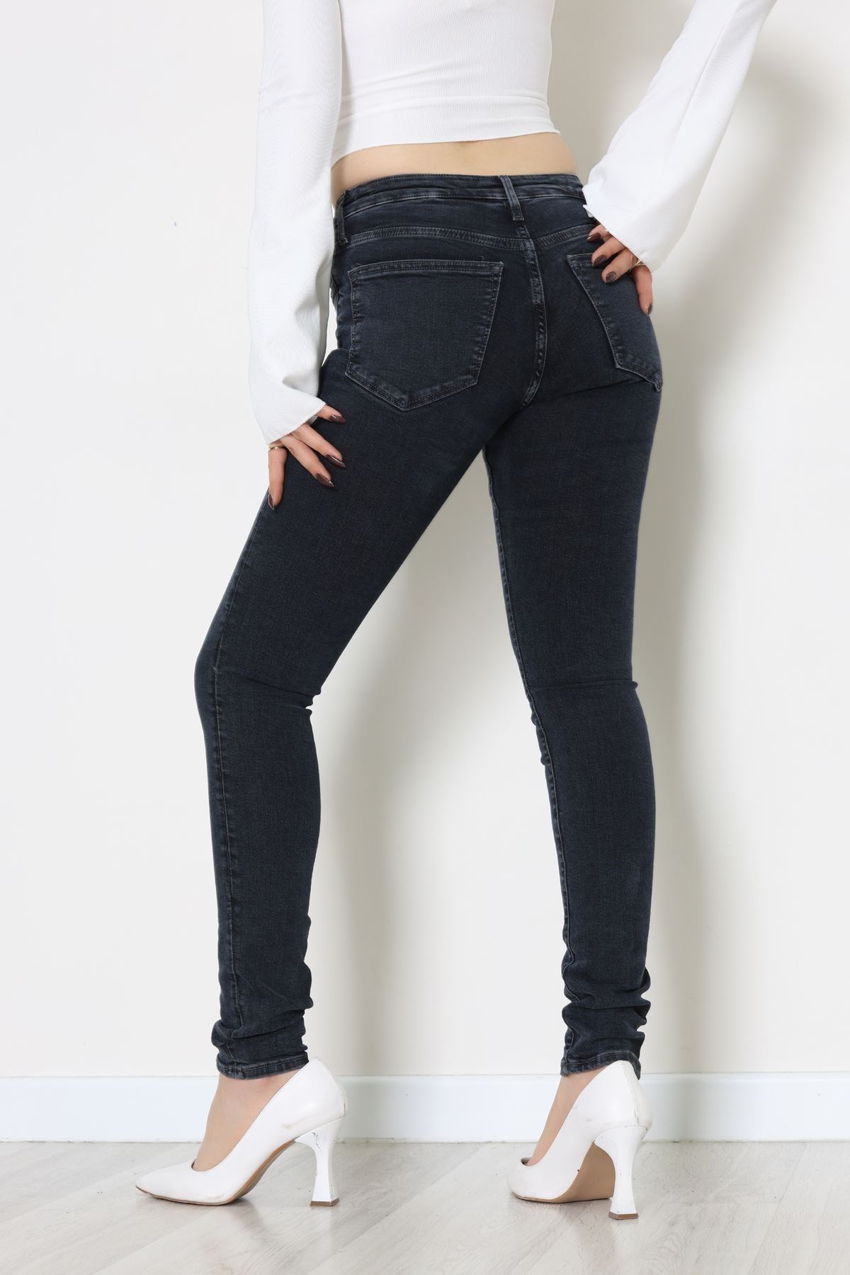 Dar Paça Kot Pantolon Lacivert - 31896.1904.