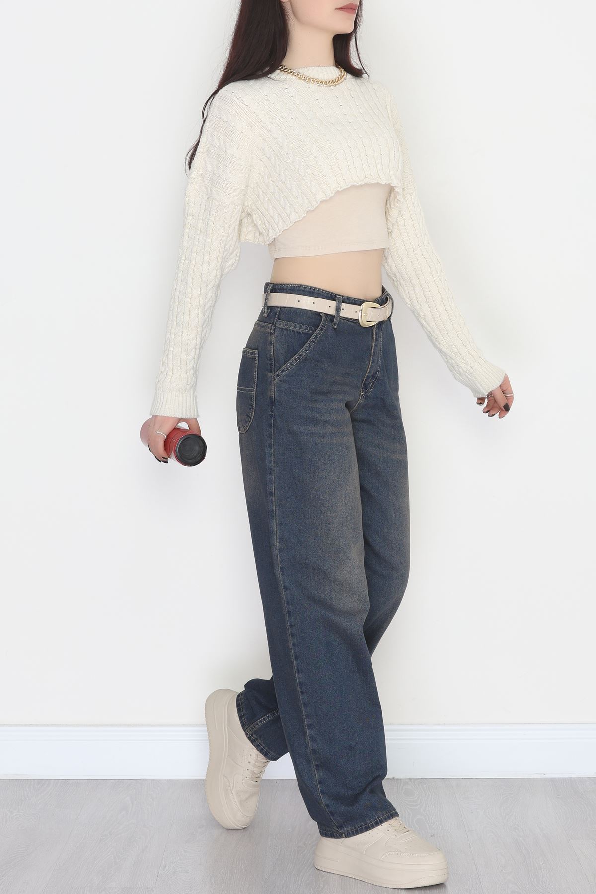 Baggy Kot Pantolon Kahvetint - 31160.2059.