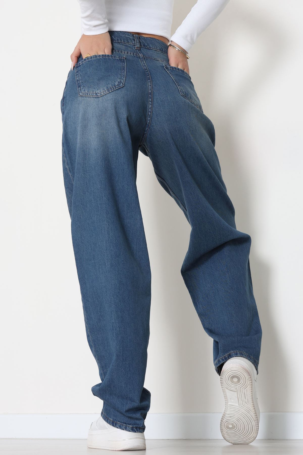 Baggy Kot Pantolon Mavi2 - 31536.2088.