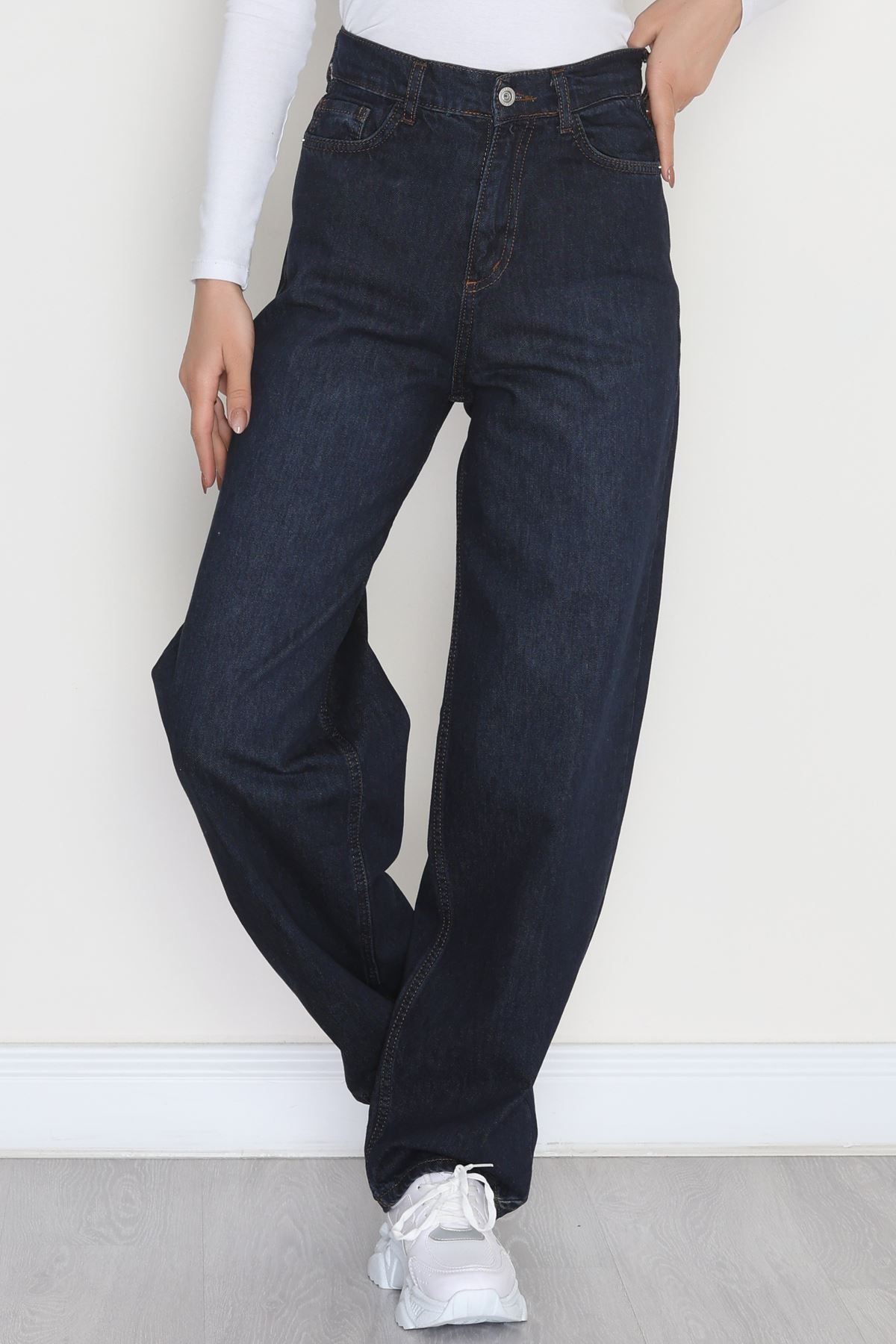 Baggy Kot Pantolon Lacivert - 31536.2088.