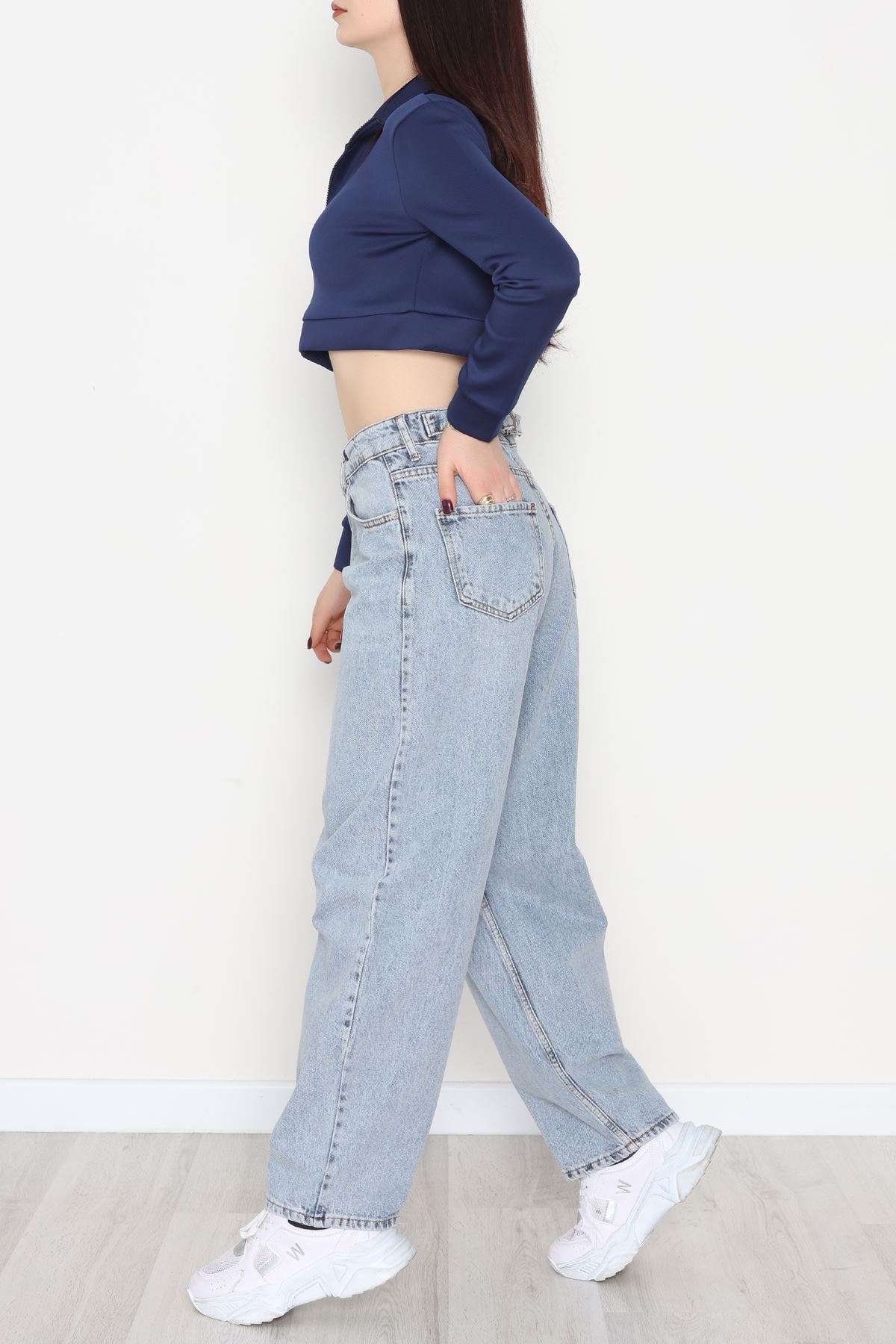 Arkası Tokalı Baggy Kot Pantolon Karyıkama - 31712.2059.