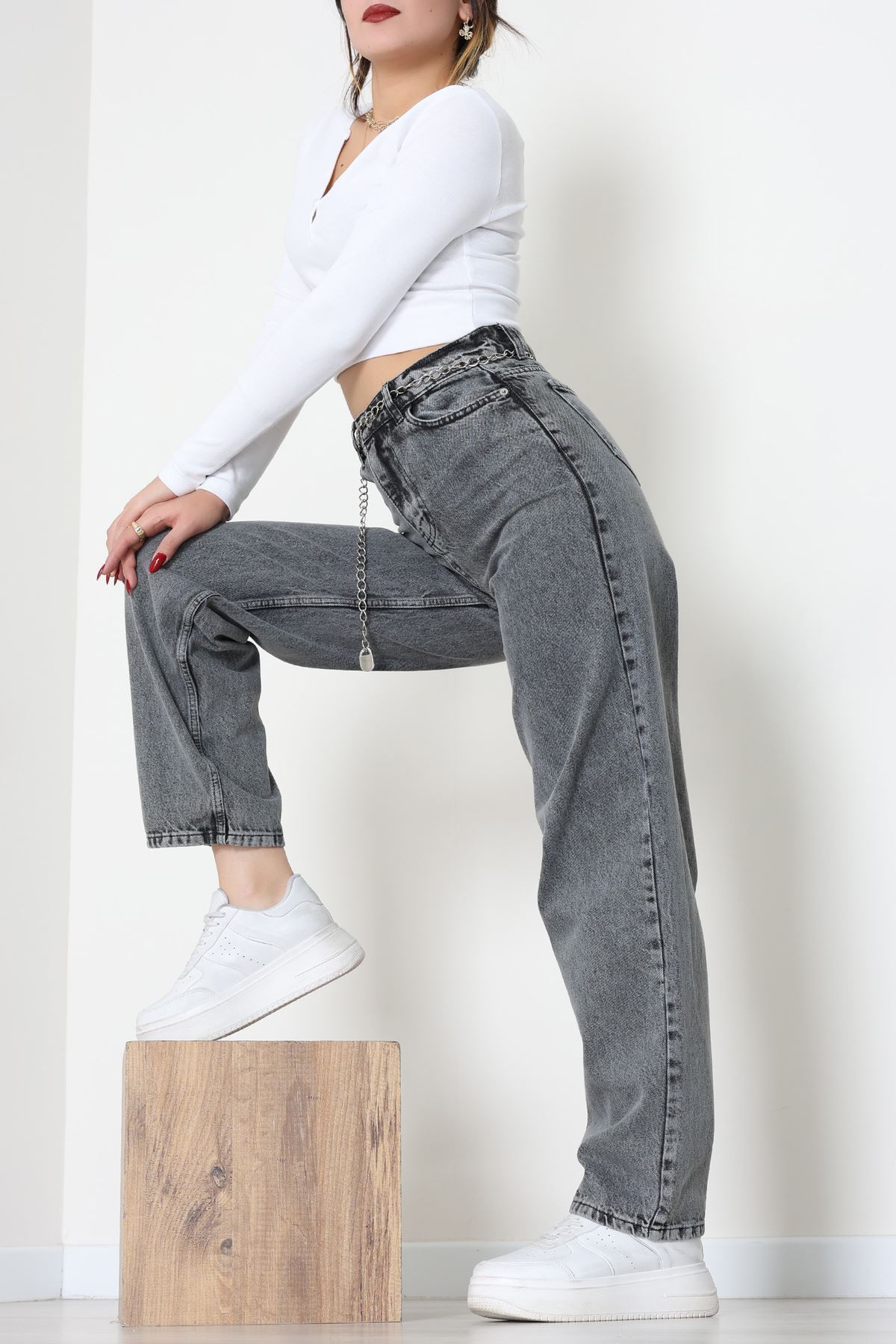 Baggy Kot Pantolon Gray - 31536.2088.