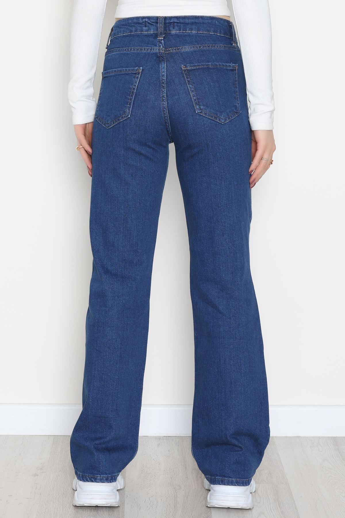 Cepsiz Pensli Palazzo Kot Pantolon Koyumavi - 31601.1184.