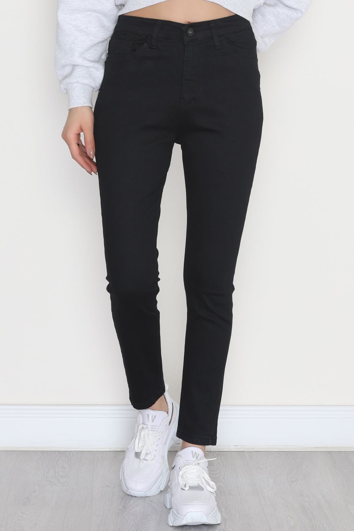 Dar Paça Kot Pantolon Siyah1 - 31593.2112.