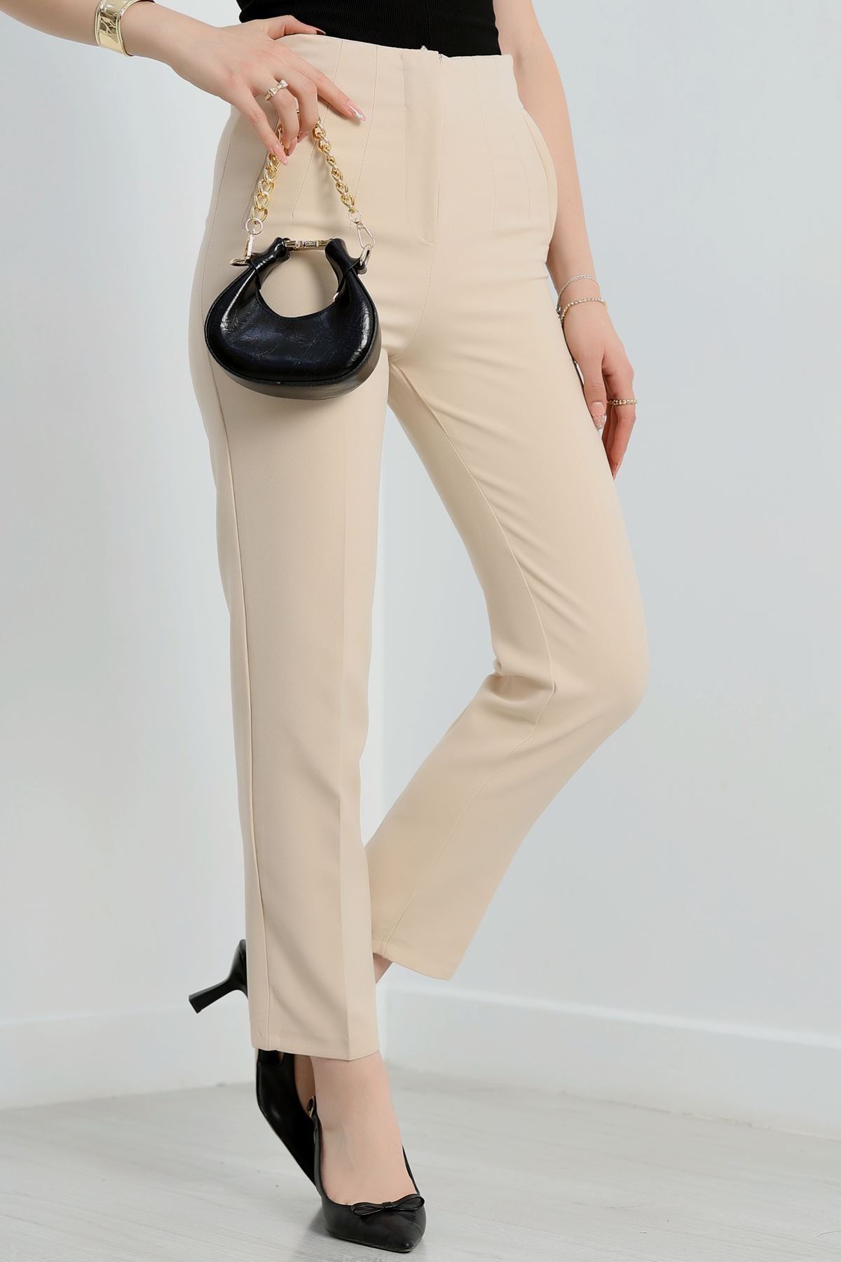 Zra Krep Havuç Pantolon Bej - 90129.1920.