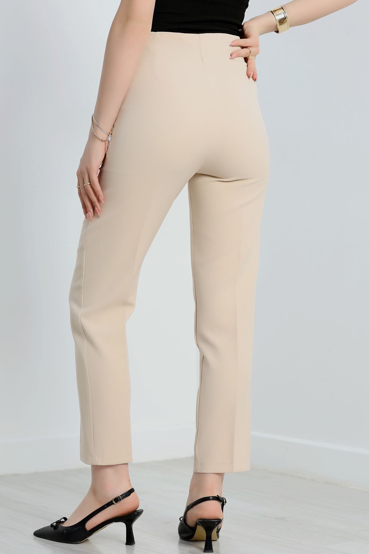 Zra Krep Havuç Pantolon Bej - 90129.1920.