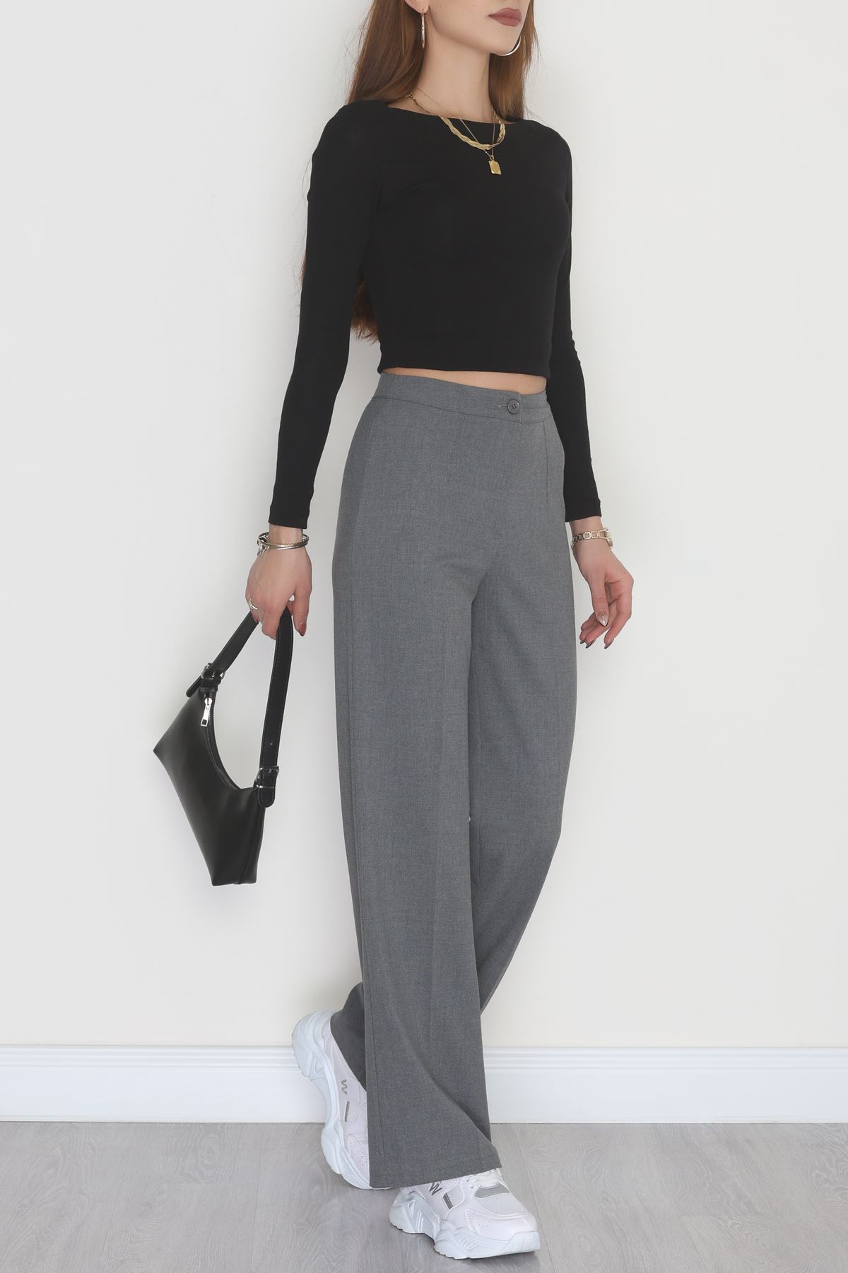 Poliviskon Palazzo Pantolon Füme - 51024.1779.