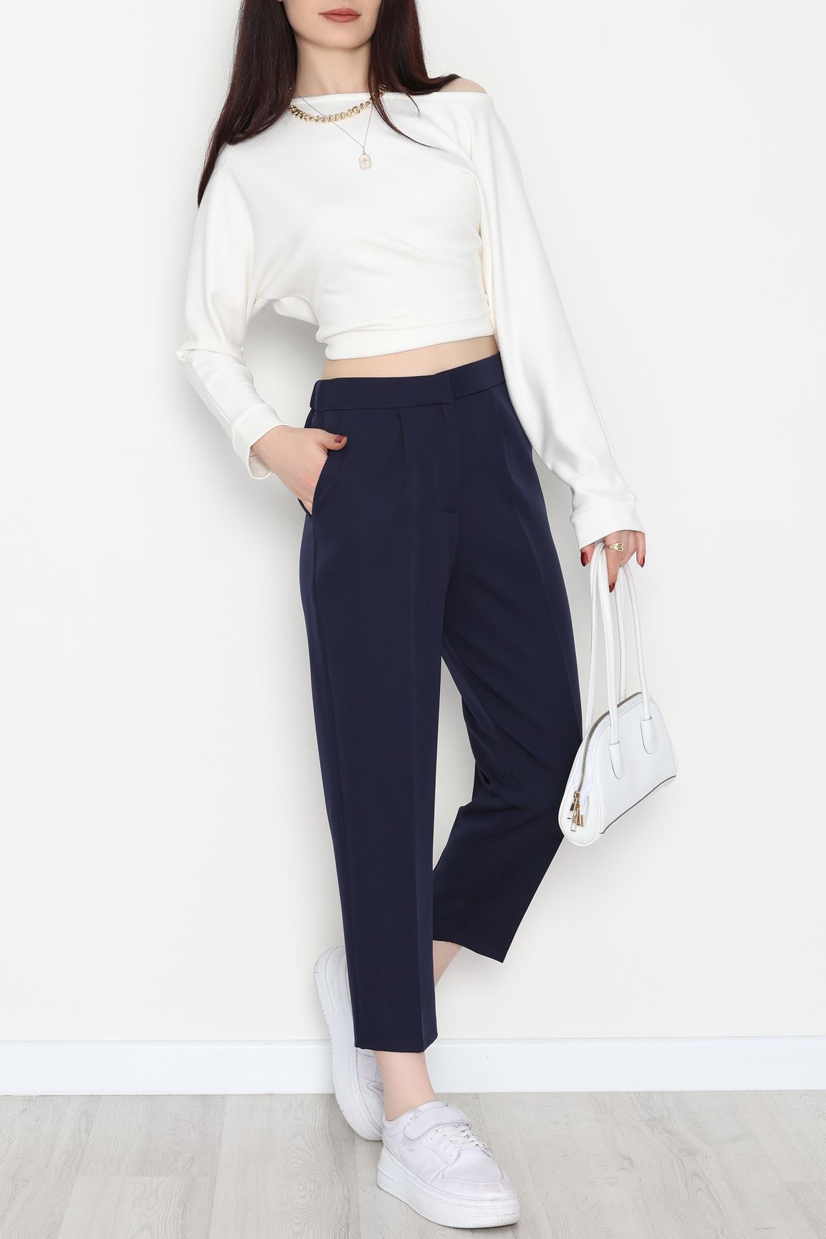 Dabıl Kumaş Pantolon Lacivert - 52001.2116.