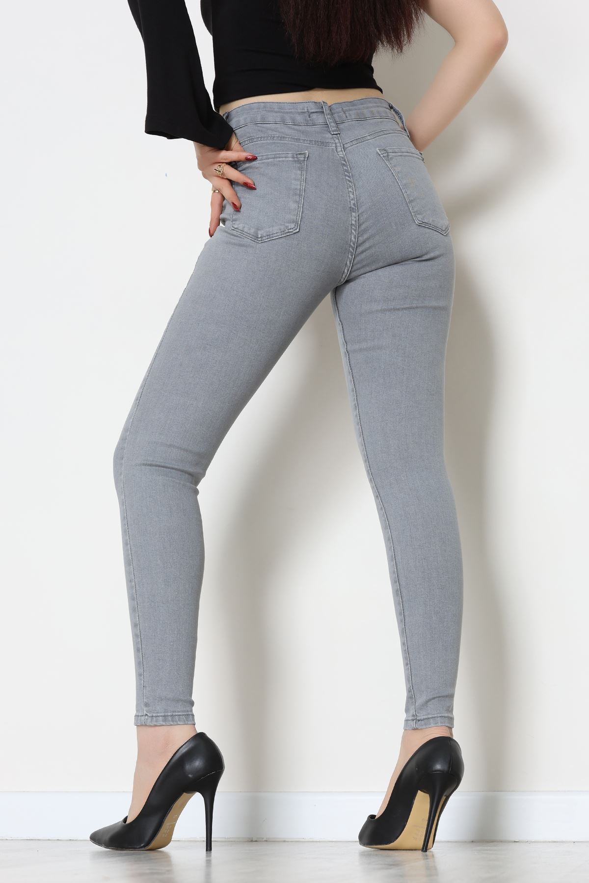 Dar Paça Kot Pantolon Gray - 42900.2128.