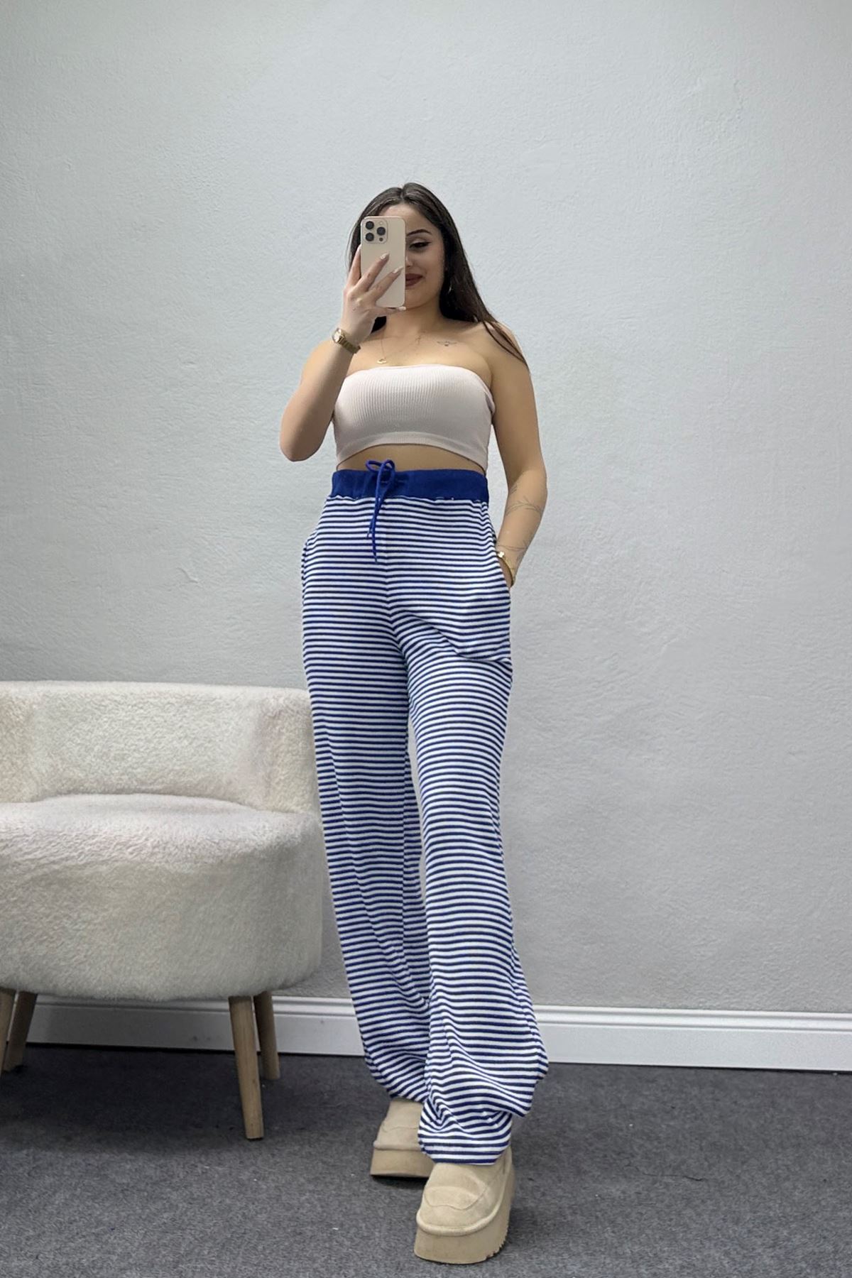 Kaşkorse Pantolon Saks - 52189.1567.