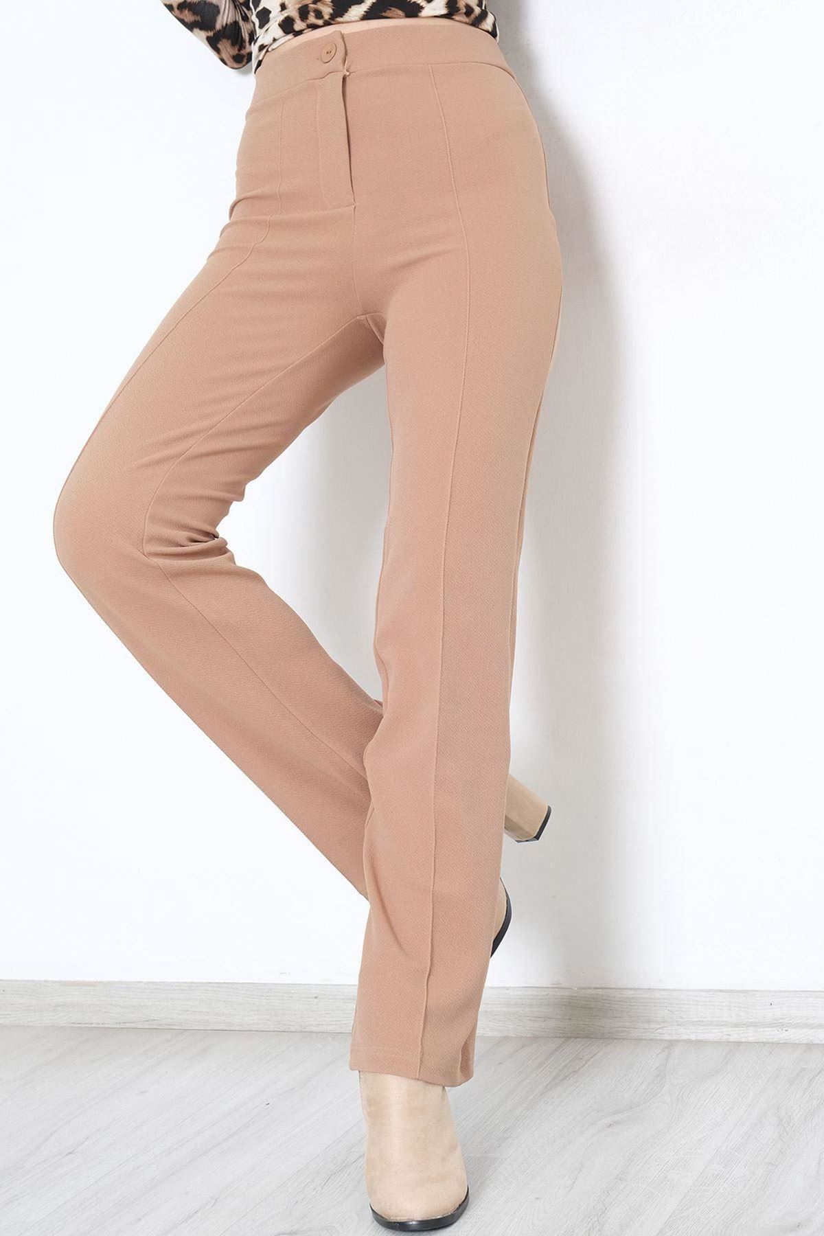 Çımalı Pantolon Bej - 2214.1247.