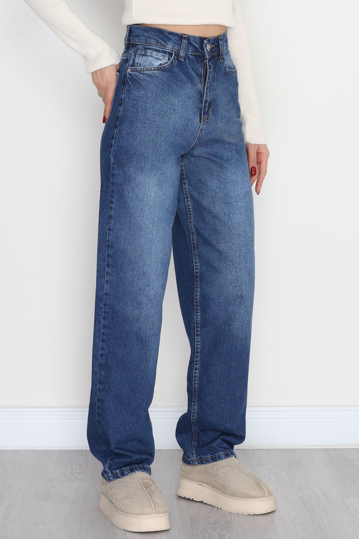 Baggy Kot Pantolon Mavi - 31536.2088.