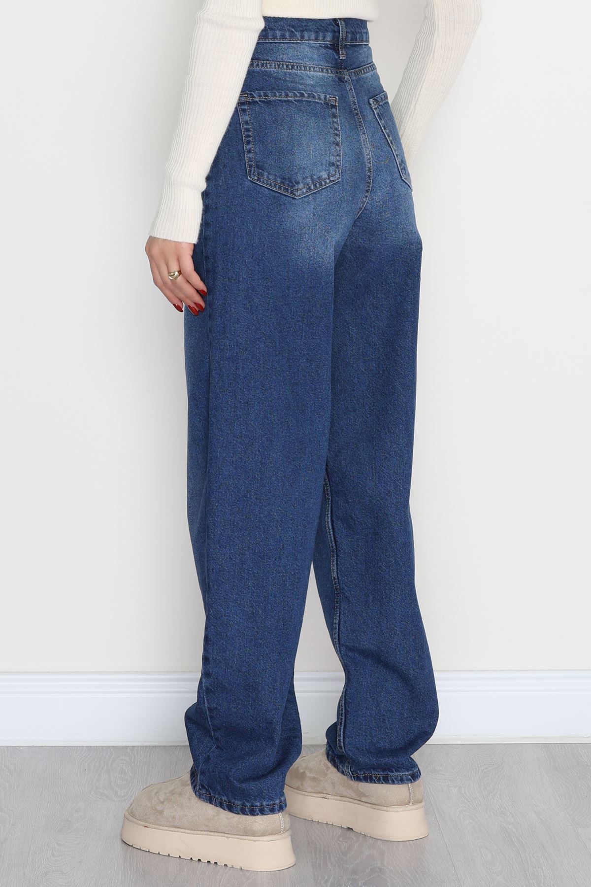 Baggy Kot Pantolon Mavi - 31536.2088.