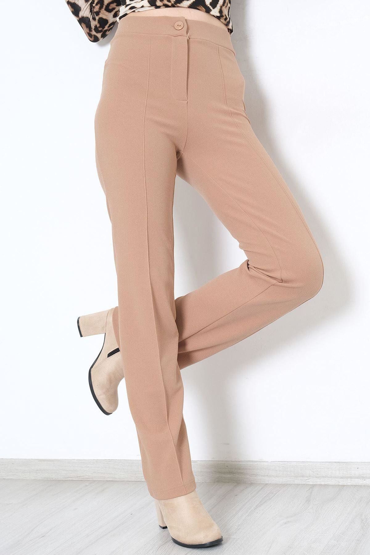 Çımalı Pantolon Bej - 2214.1247.