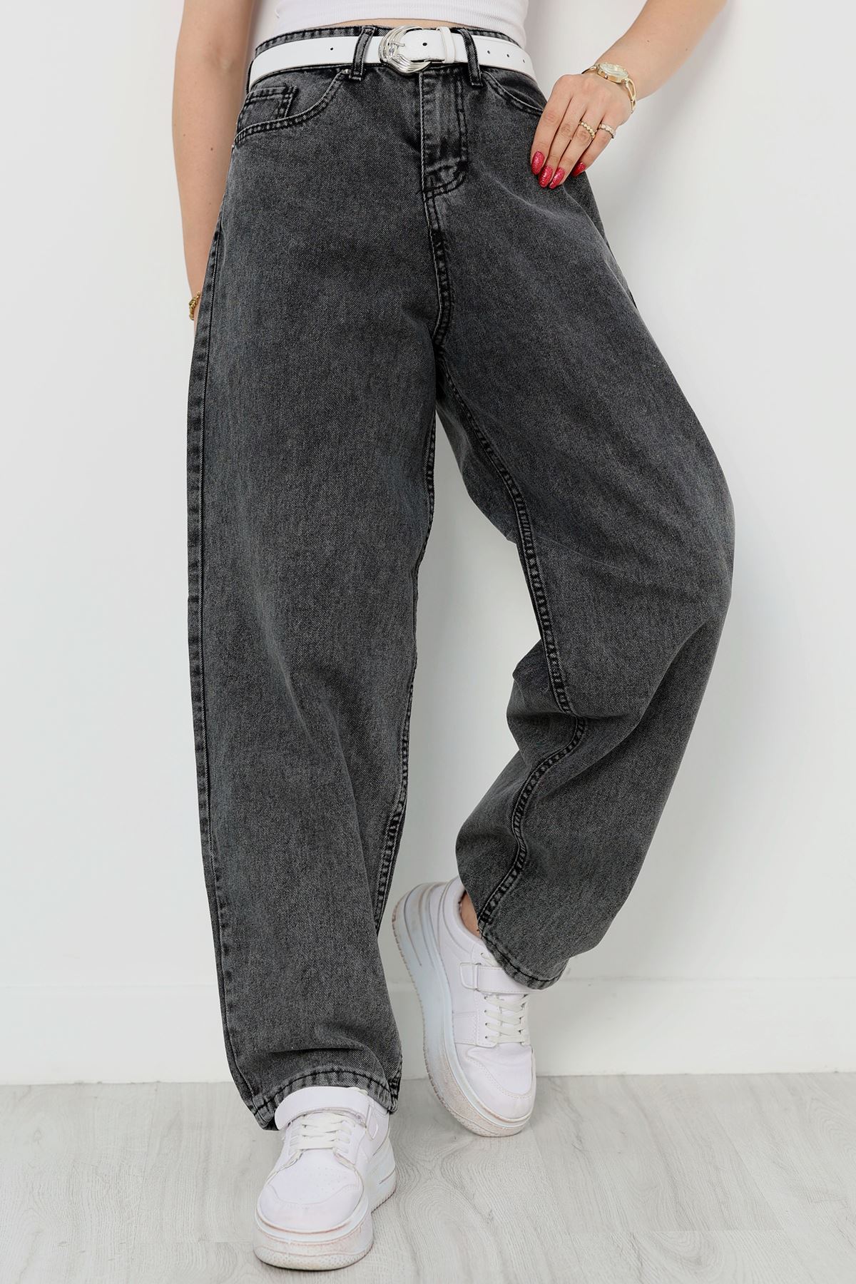 Baggy Kot Pantolon Füme - 31158.2059.