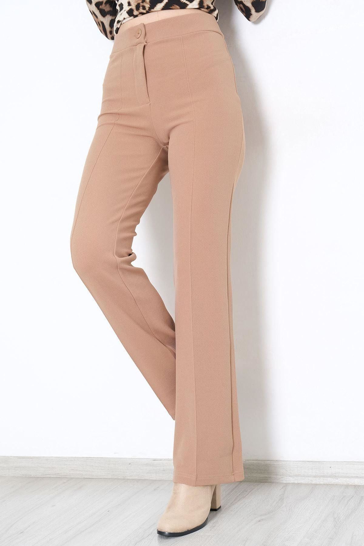 Çımalı Pantolon Bej - 2214.1247.