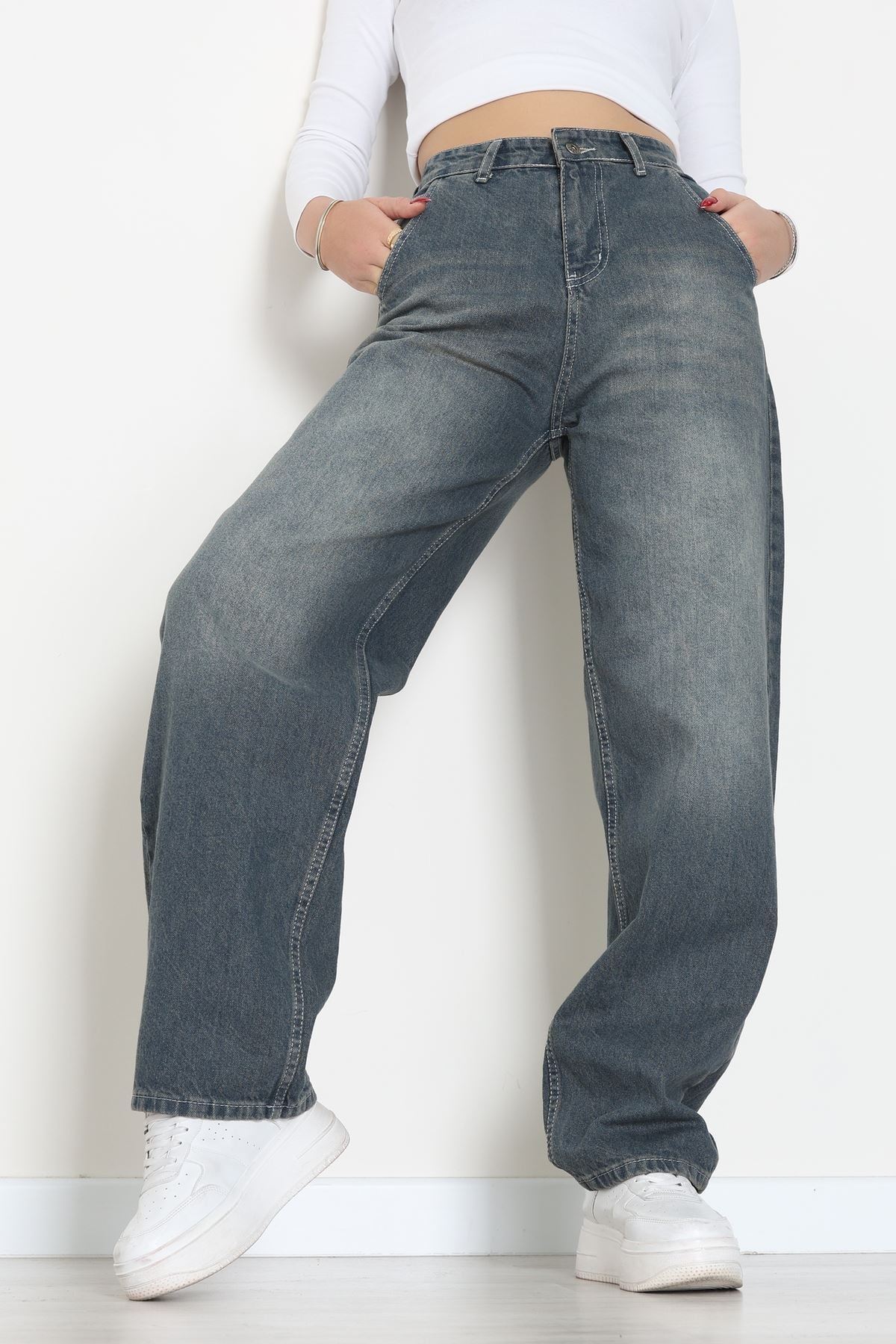 Baggy Kot Pantolon Tintkahve - 31586.1566.