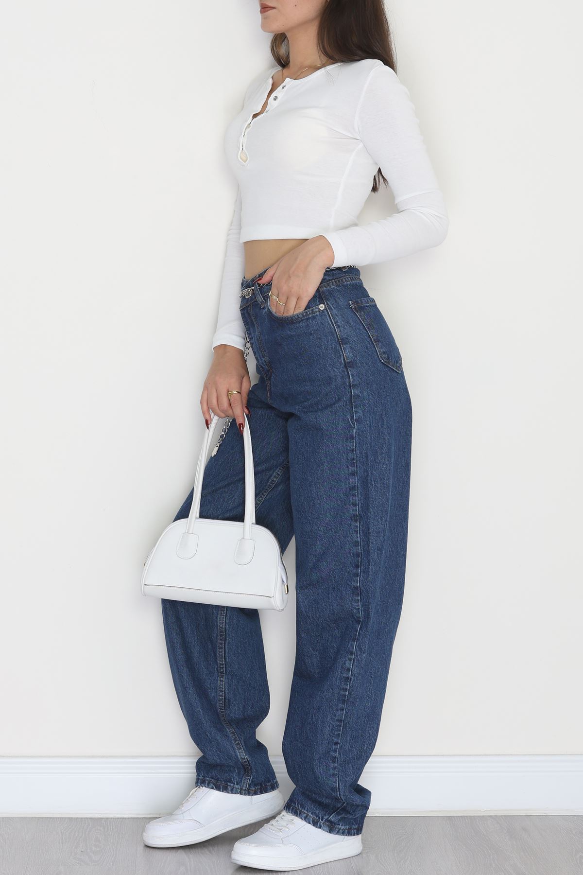 Baggy Kot Pantolon Mavi1 - 31536.2088.