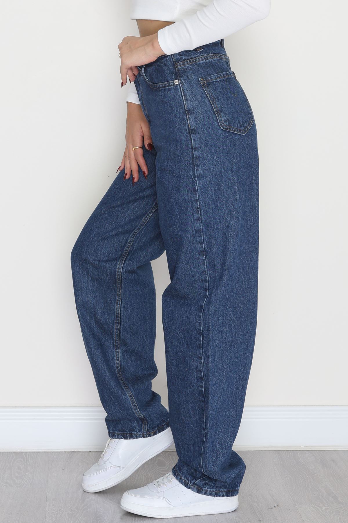 Baggy Kot Pantolon Mavi1 - 31536.2088.