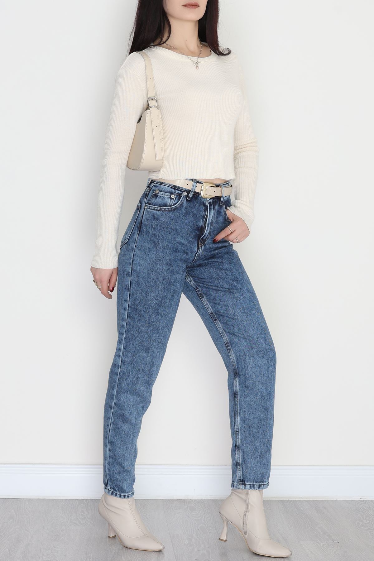 Boyfriend Kot Pantolon Mavi2 - 42360.1431.