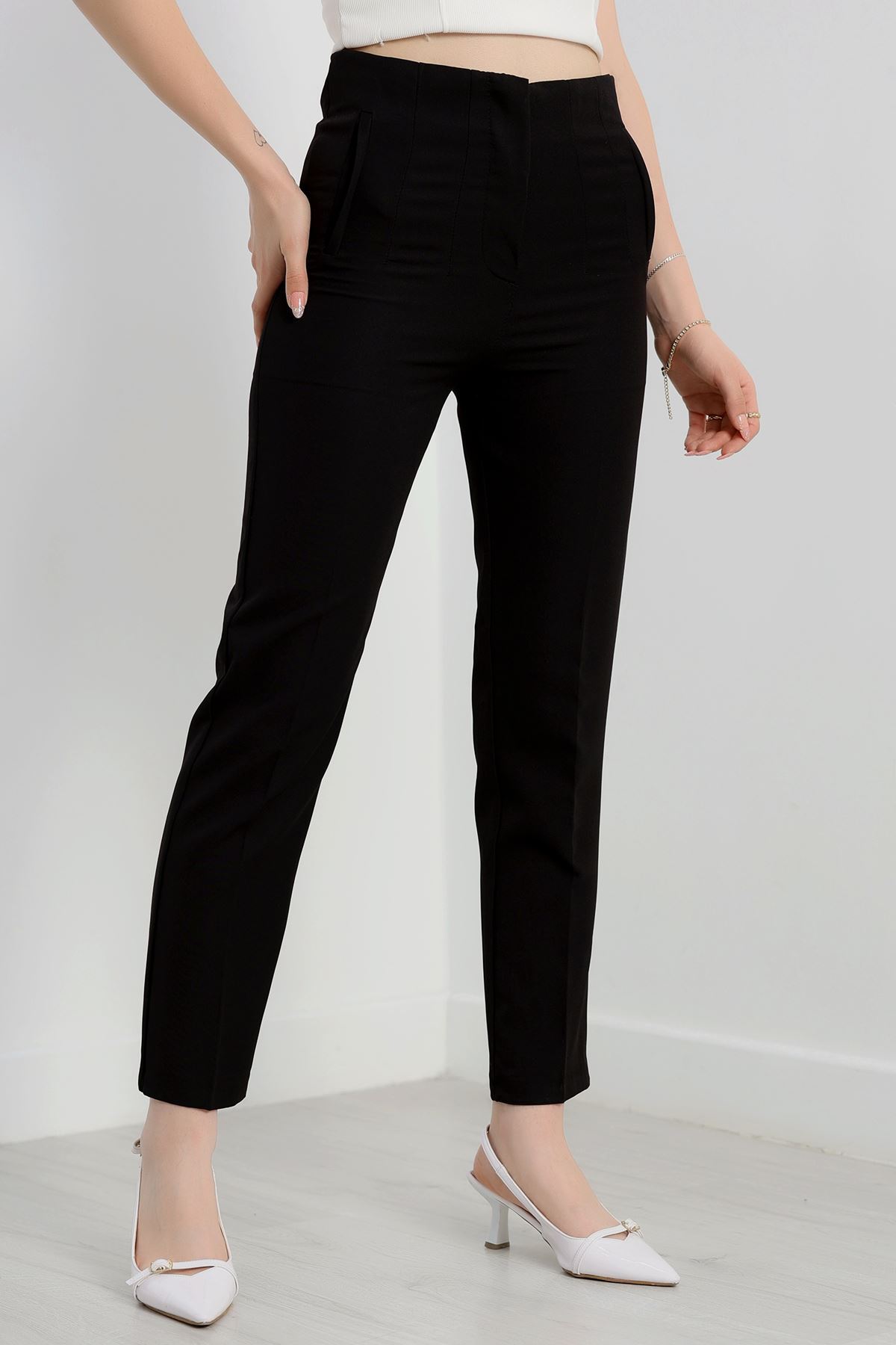 Zra Krep Havuç Pantolon Siyah - 90129.1920.