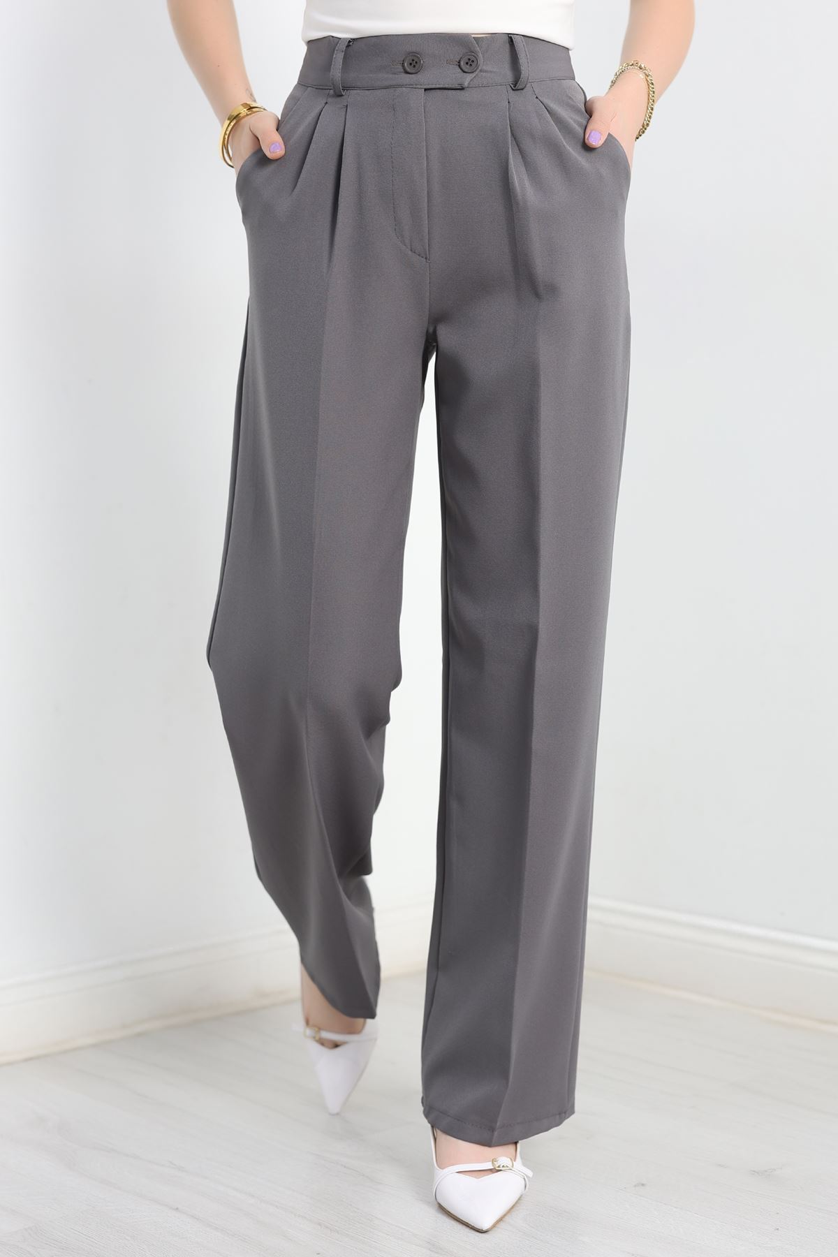 Bel Lastikli Palazzo Pantolon Dumangri - 30388.1397.