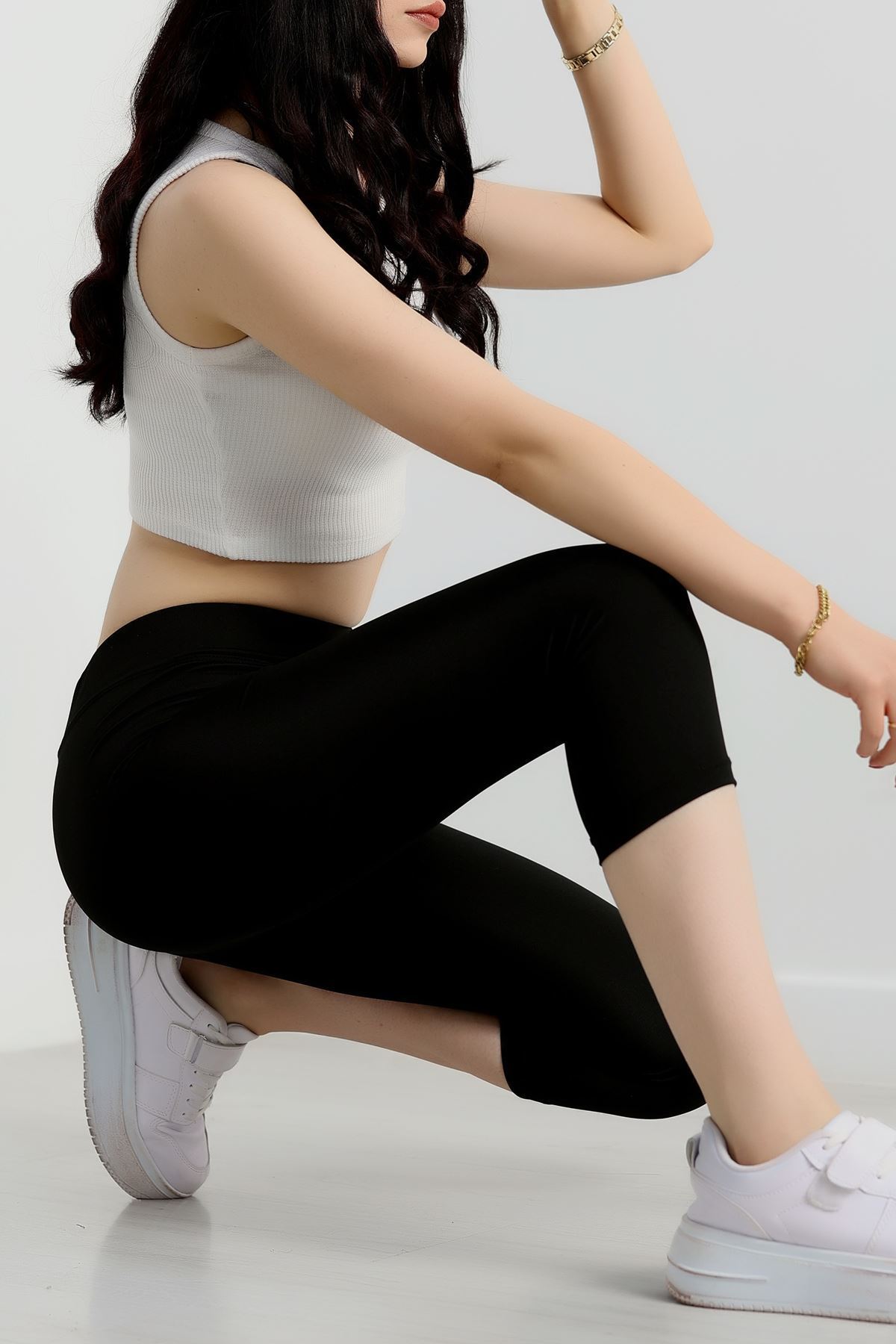 Kapri Dalgıç Tayt Siyah - 50855.1098.