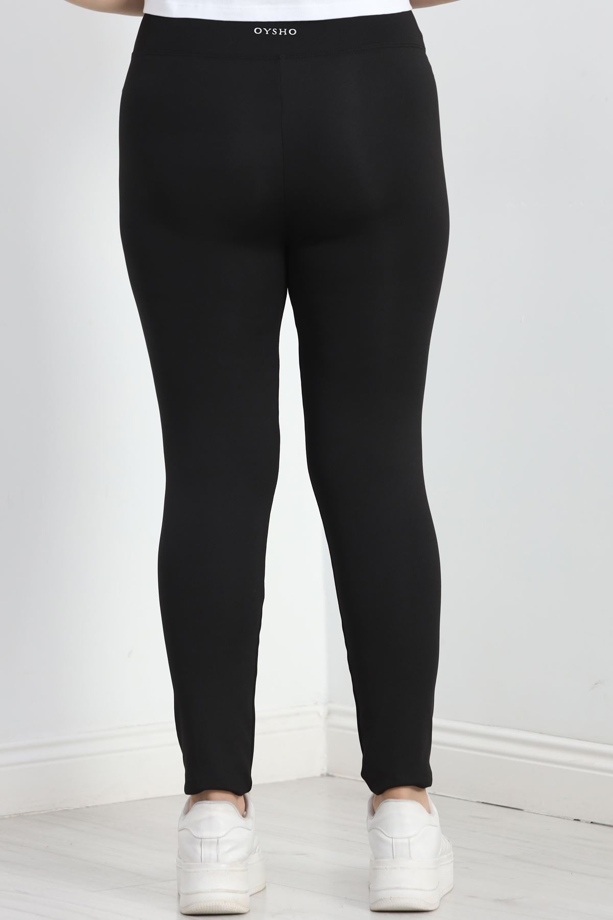 Bel Yazılı Battal Dalgıç Tayt Siyah - 50073.1098.