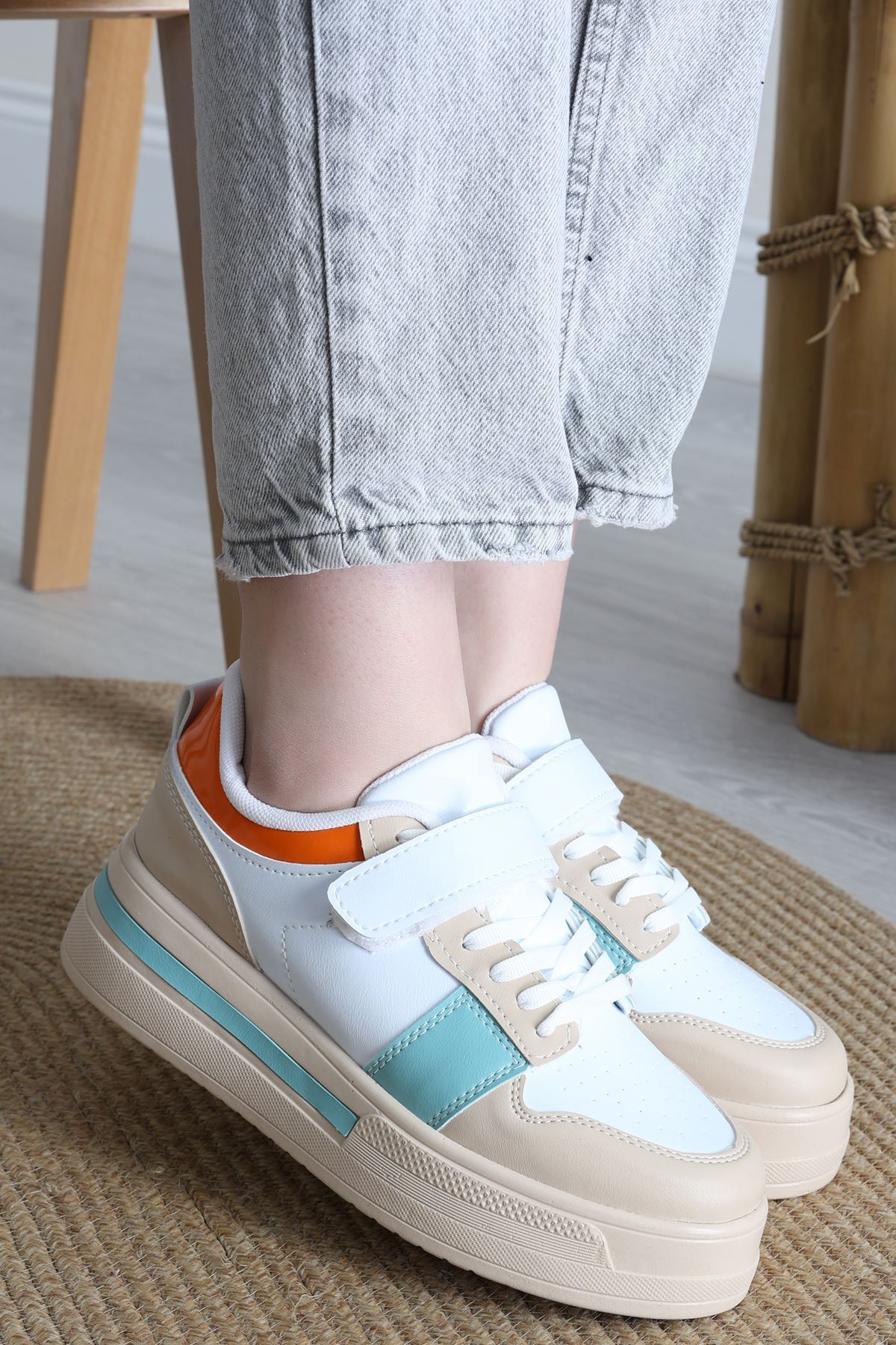 Günlük Spor Ayakkabı Bejoranj - 42433.2082.