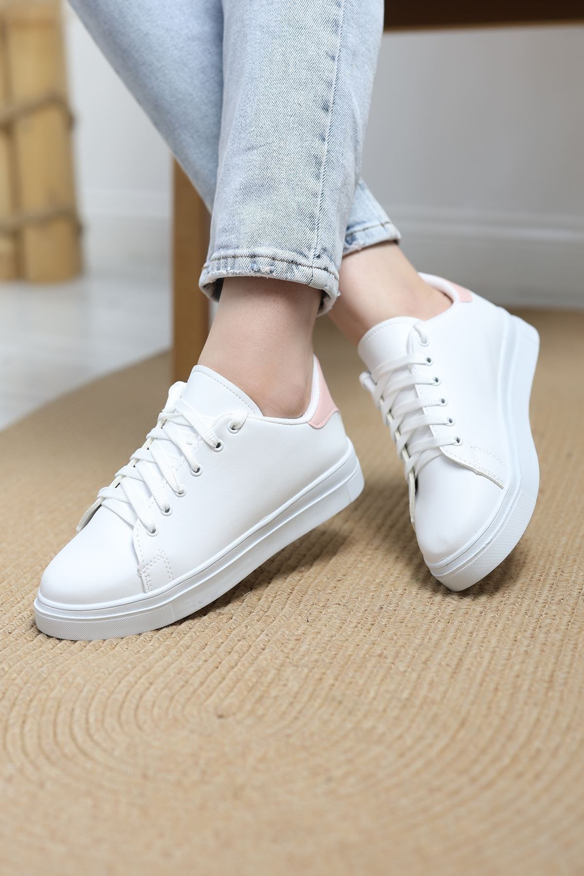 Kalın Tbn Günlük Ayakkabı Beyazpudra - 8585.264.