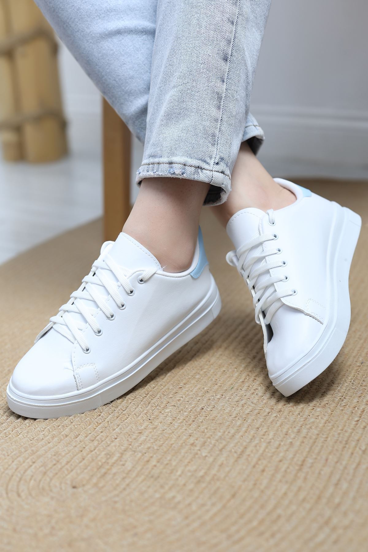 Kalın Tbn Günlük Ayakkabı Beyazmavi - 8585.264.