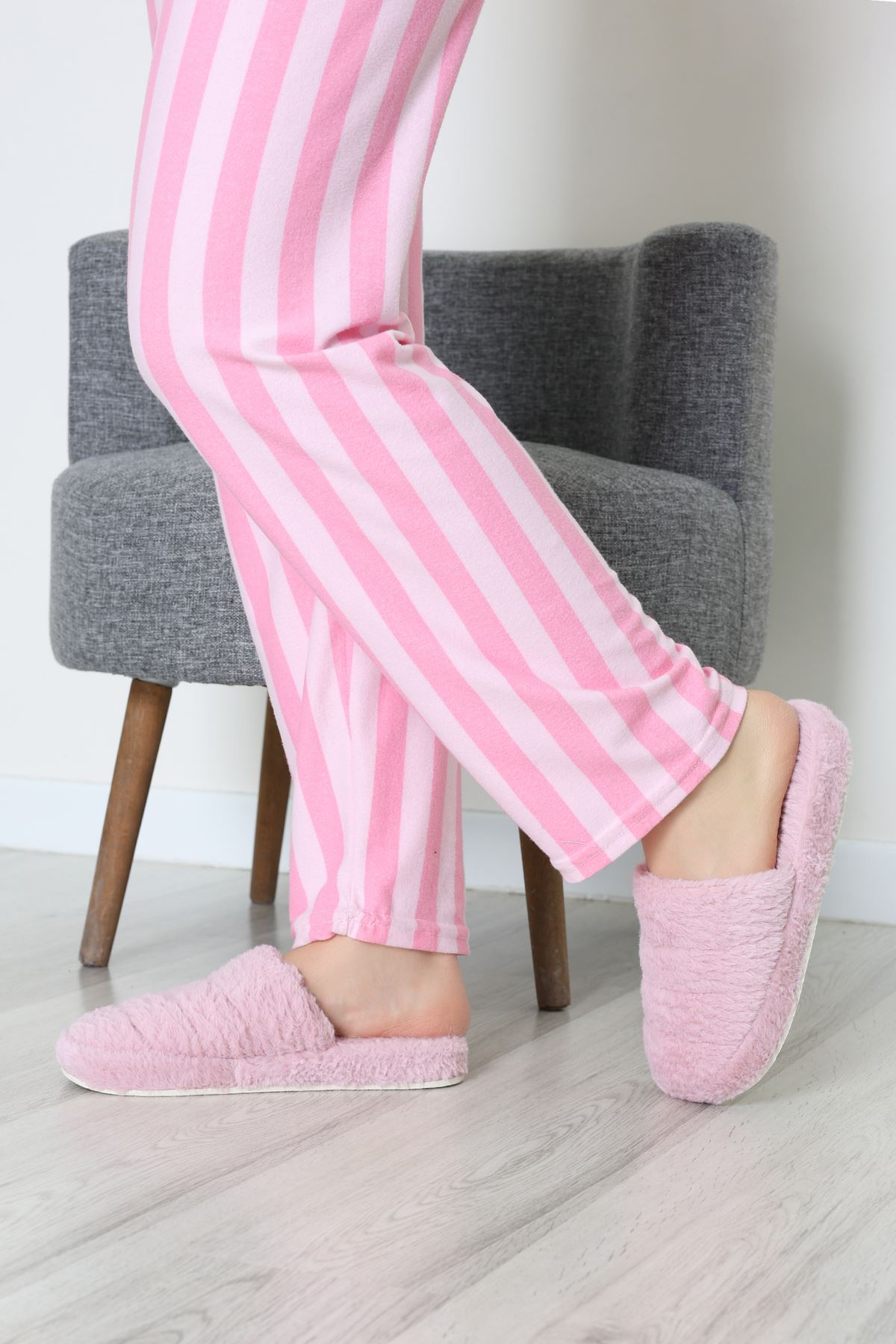 Peluş Ev Terliği Lila - 31429.264.