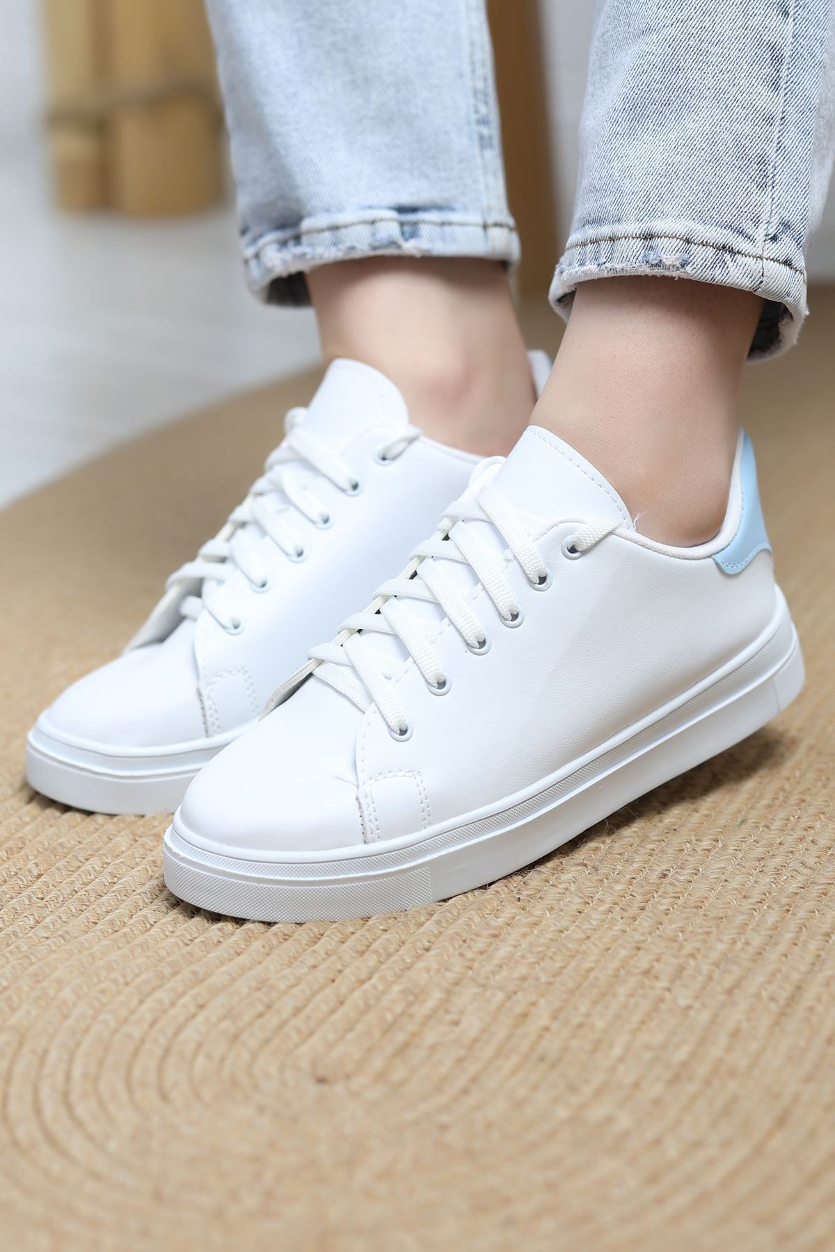 Kalın Tbn Günlük Ayakkabı Beyazmavi - 8585.264.